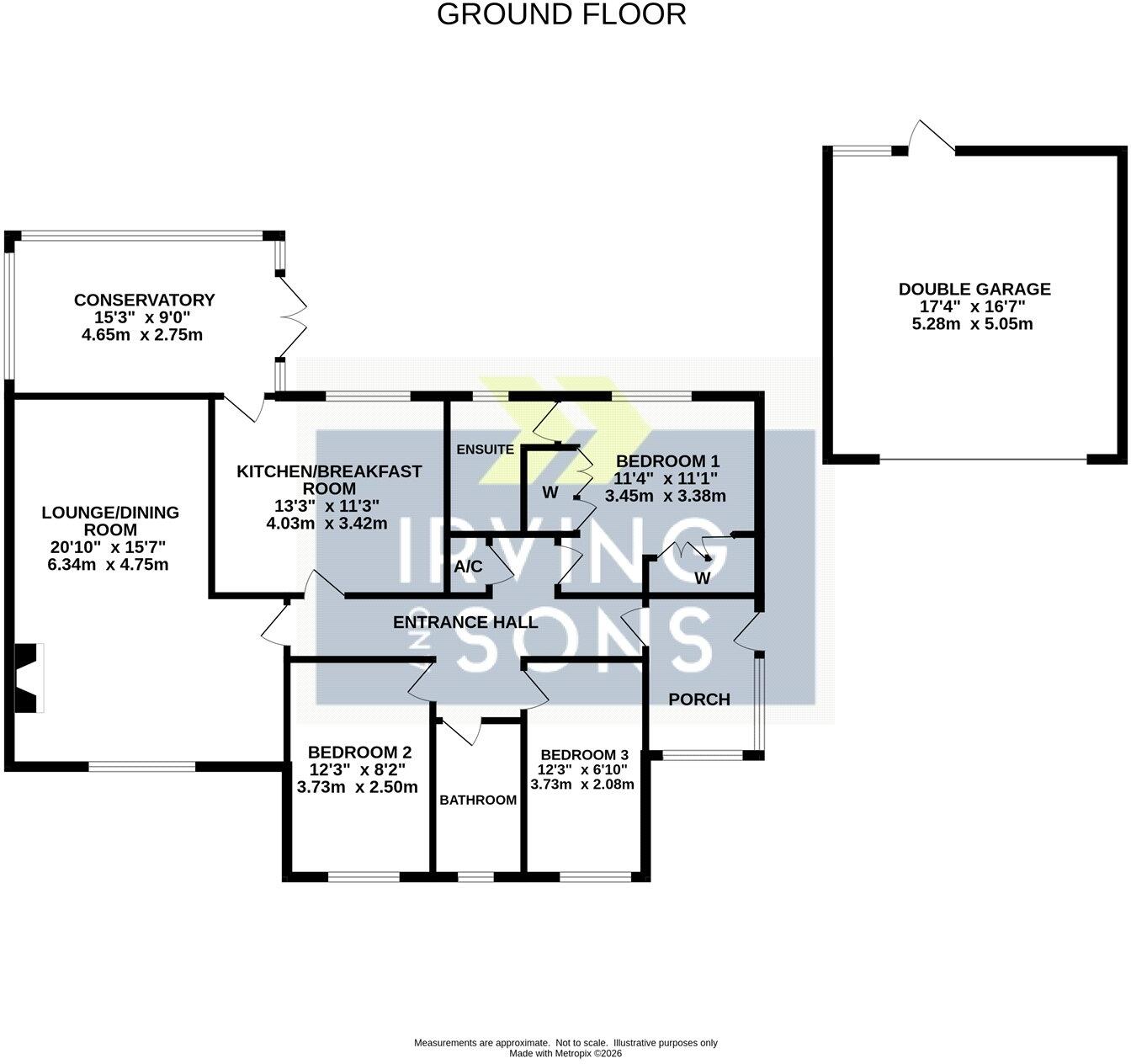 Hillside Road, Verwood, Dorset, BH31 floorplan