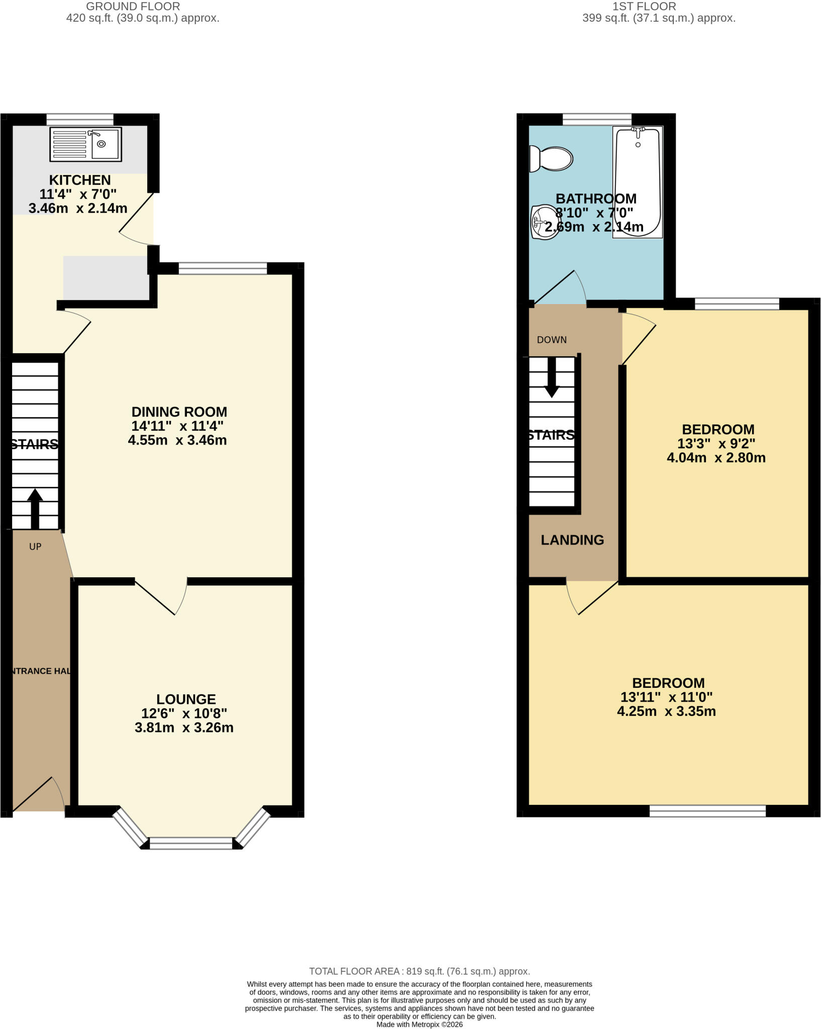 Peterborough Street, Abbey Hey, Manchester, M18 floorplan
