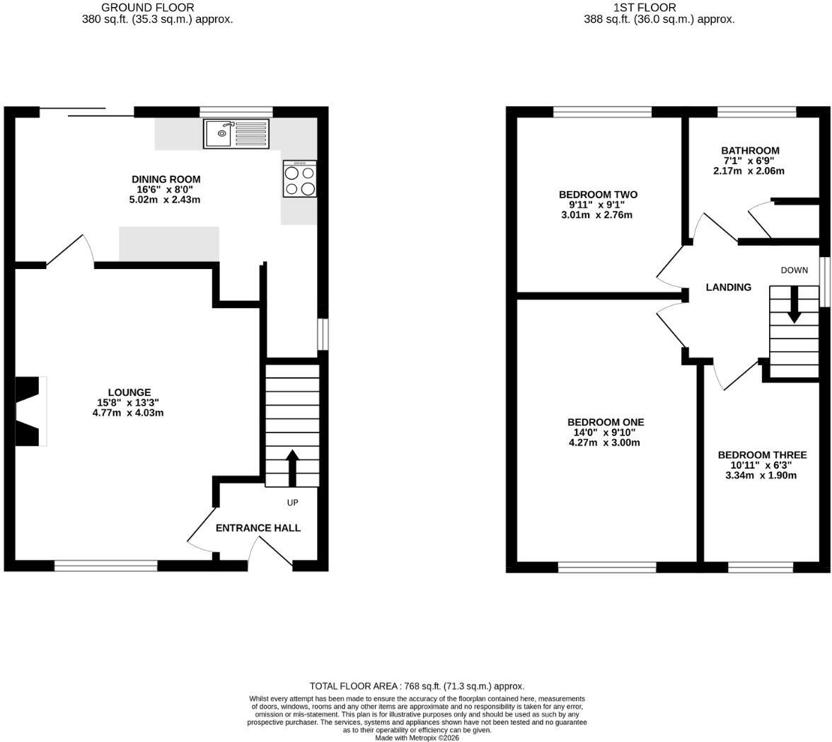 Oathills Drive, Tarporley floorplan