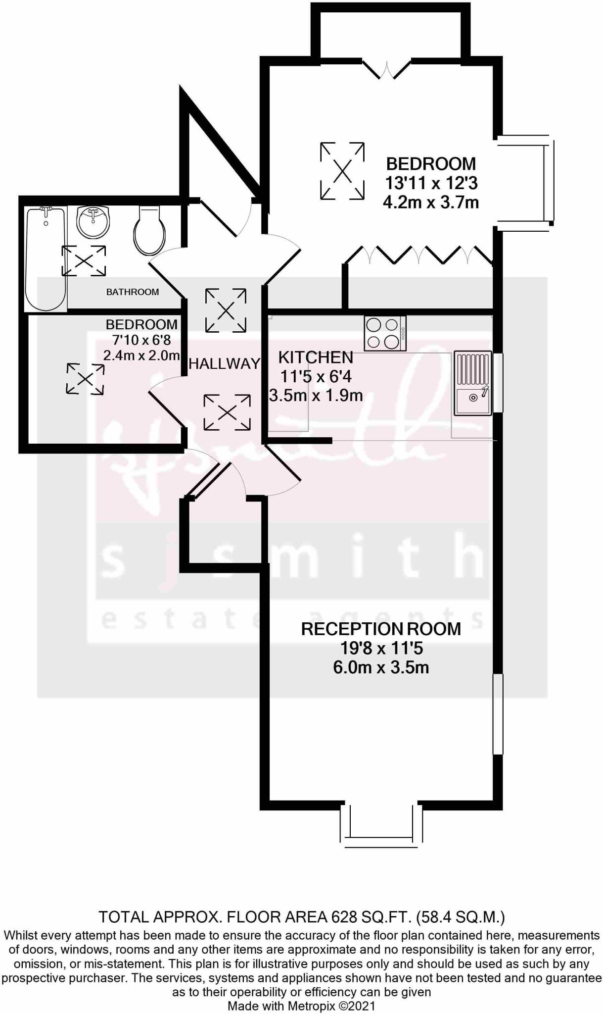 Egham Hill, Egham floorplan