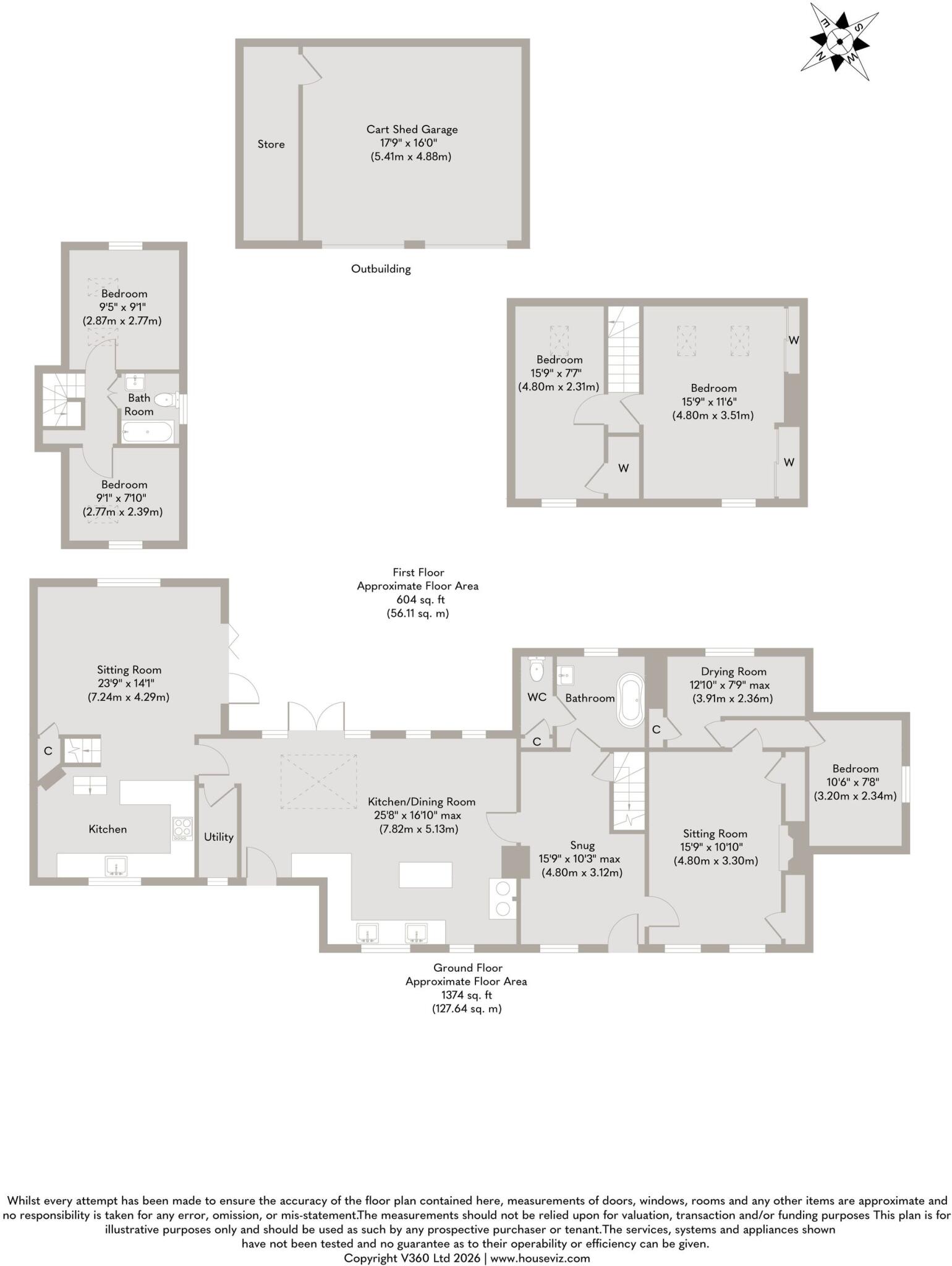 Charming Cottage in Whinburgh floorplan