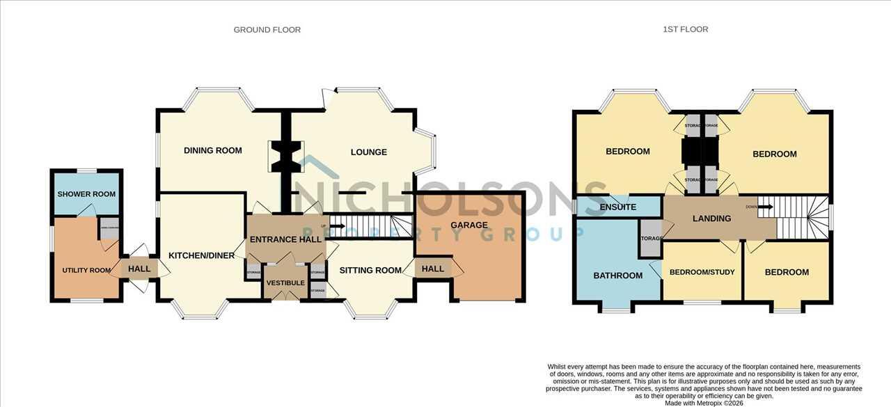 Belle Vue Crescent, Filey floorplan