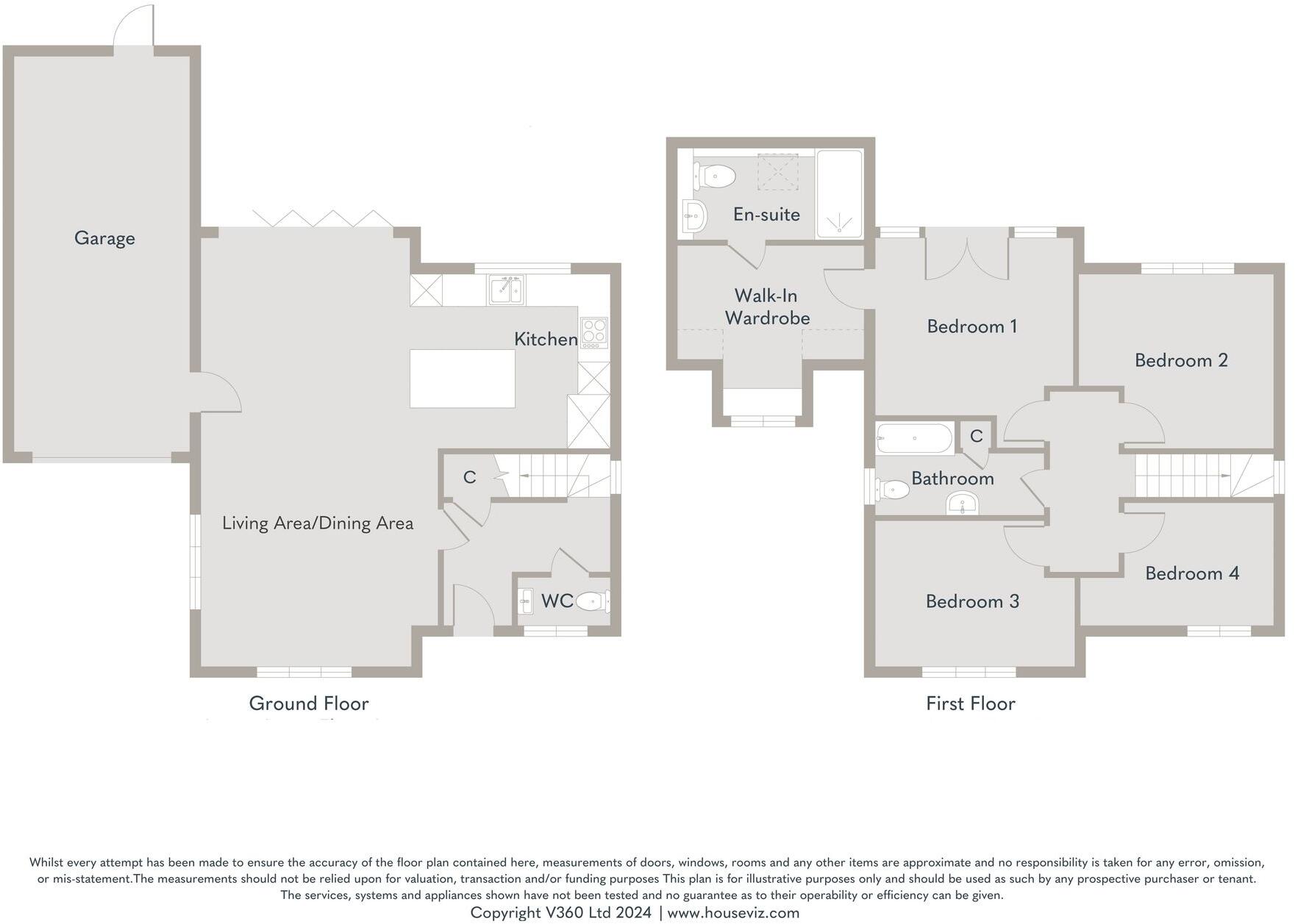 Chain Free New Four-Bedroom Home in Freethorpe floorplan