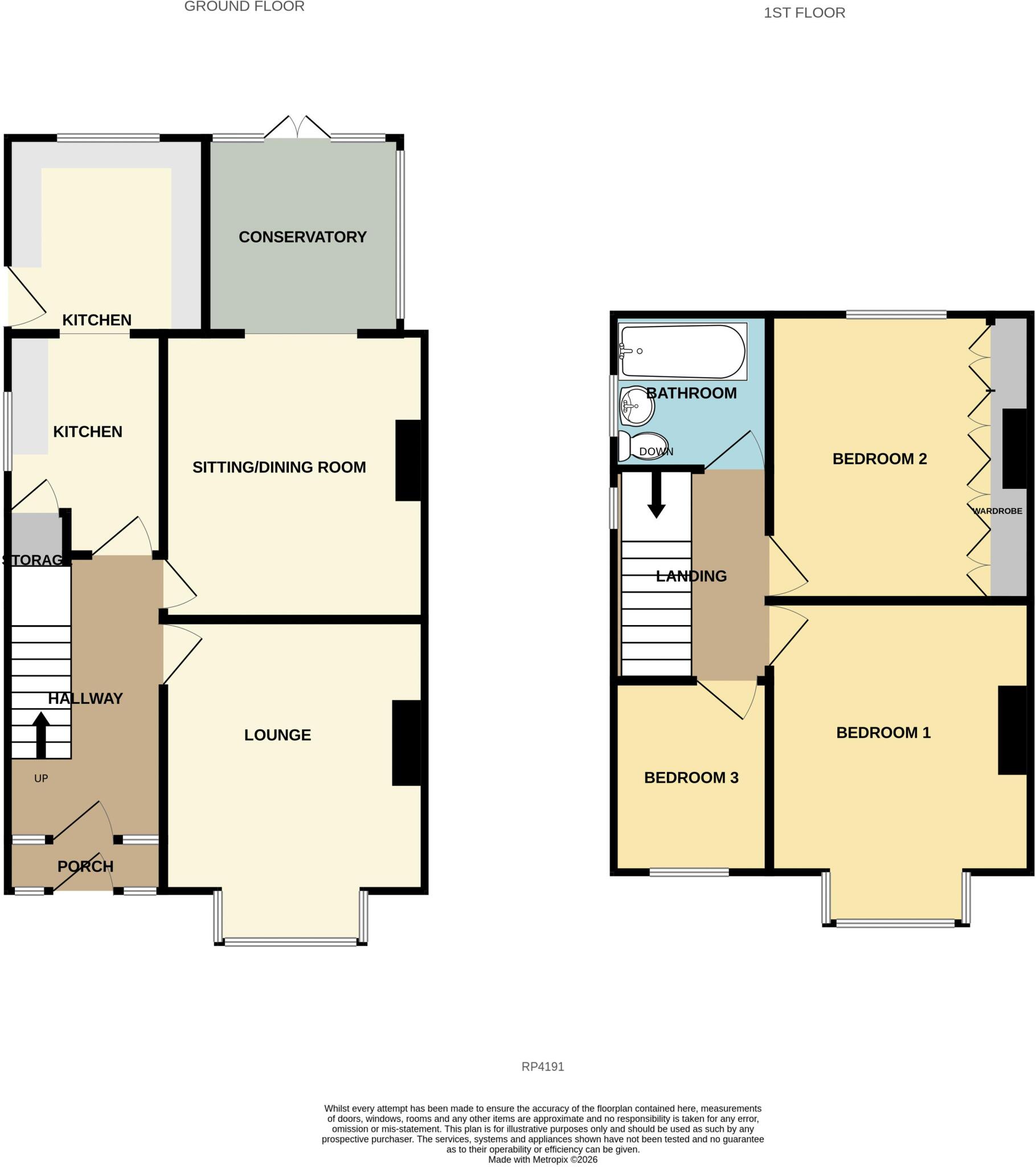 Tan Yr Allt Avenue, Mochdre floorplan