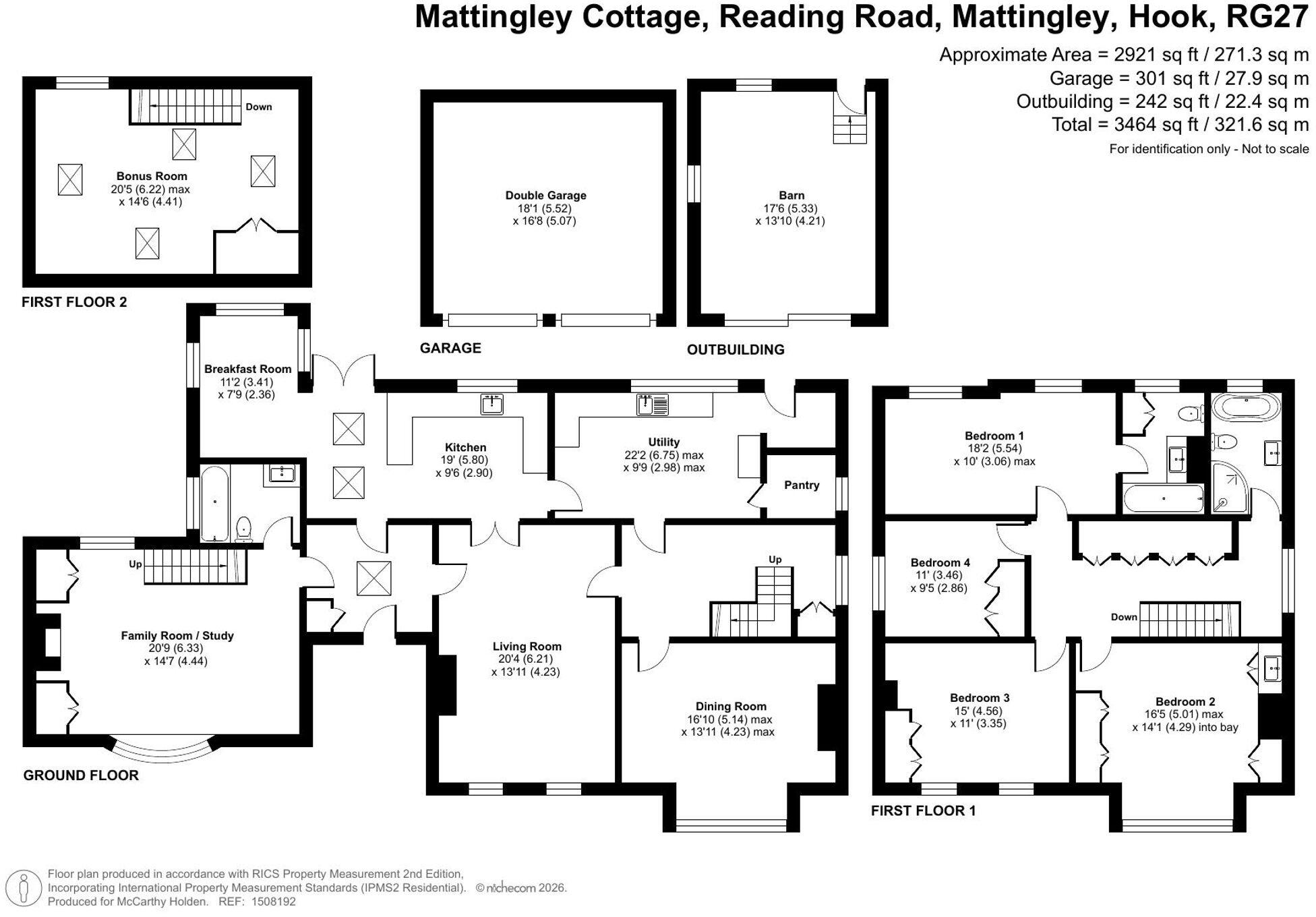Reading Road, Mattingley, RG27 floorplan
