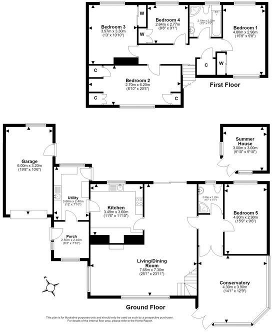 57 Oxgangs Farm Grove, Oxgangs, Edinburgh, EH13 9PP floorplan