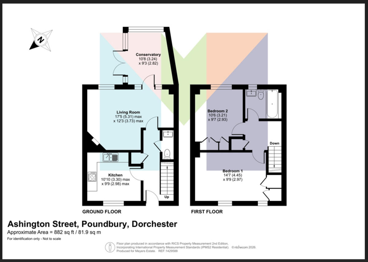 Ashington Street, Dorchester, DT1 3 floorplan