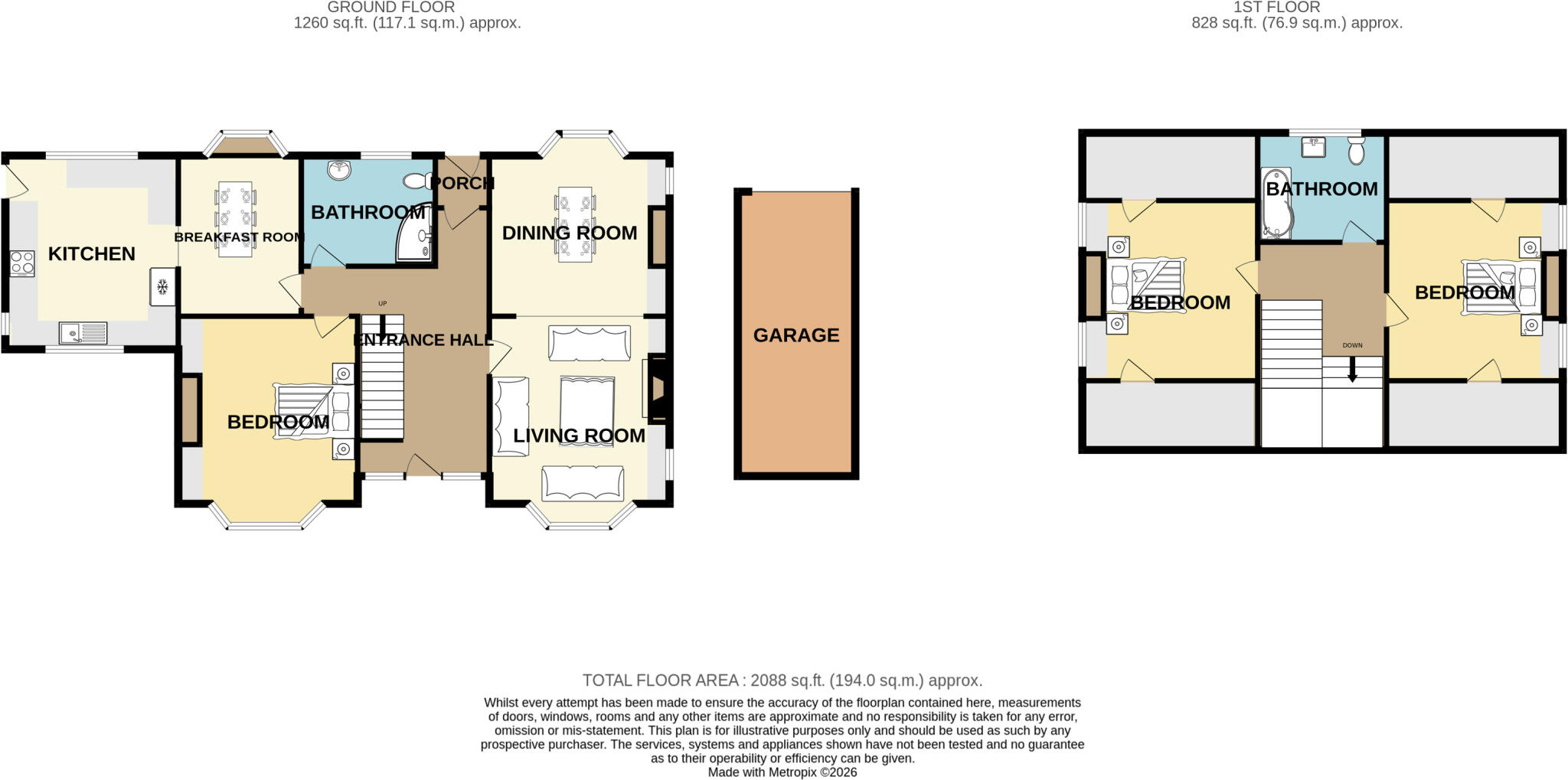 Springfield Crescent, Seaham, Co. Durham, SR7 floorplan