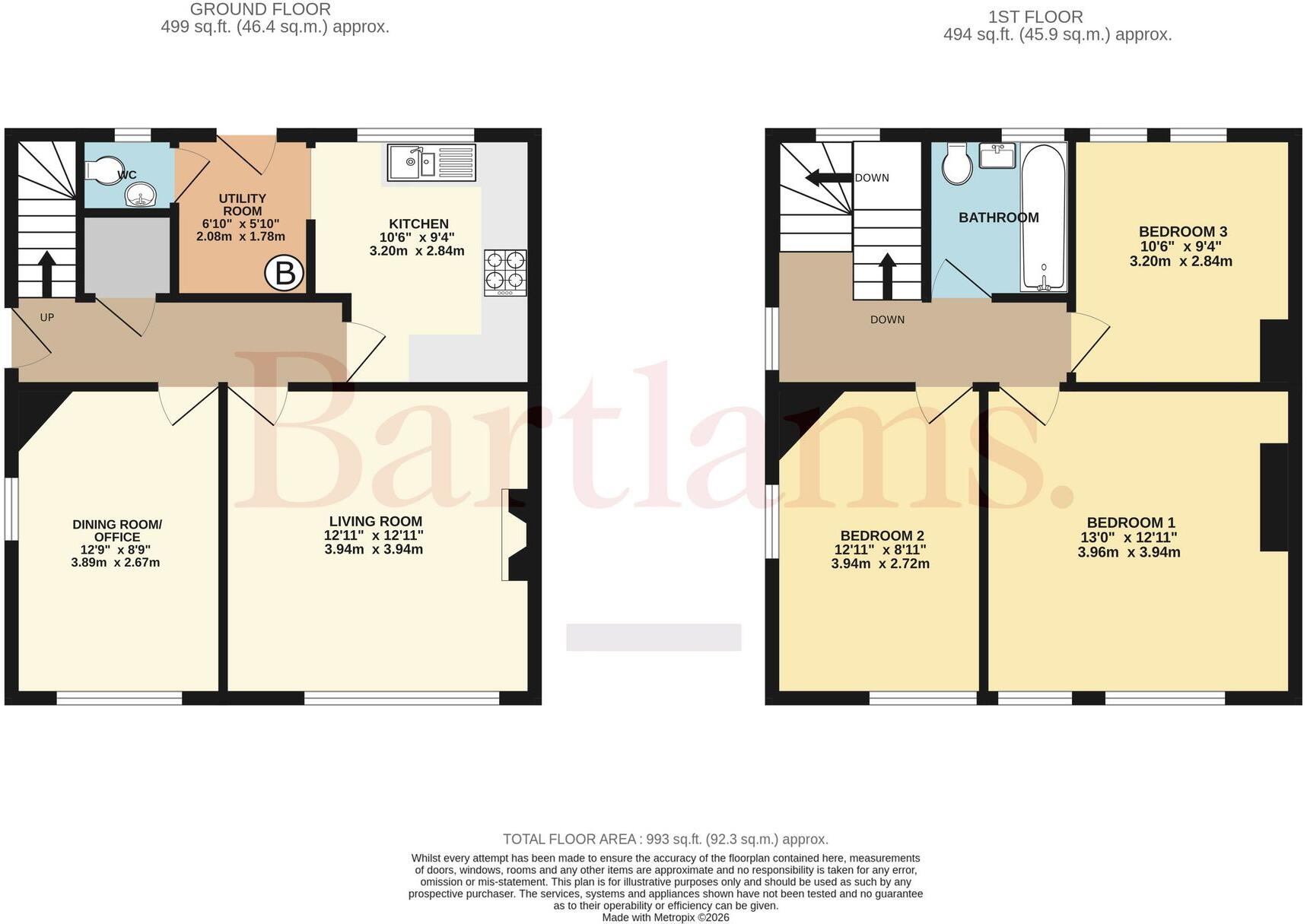 Stream Road, Kingswinford, DY6 floorplan
