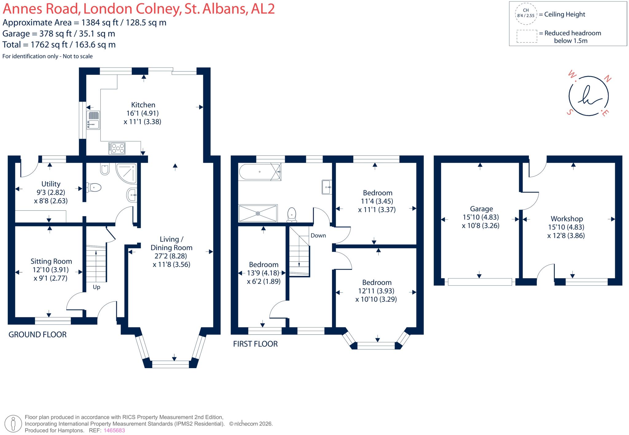St. Annes Road, St. Albans, AL2 floorplan