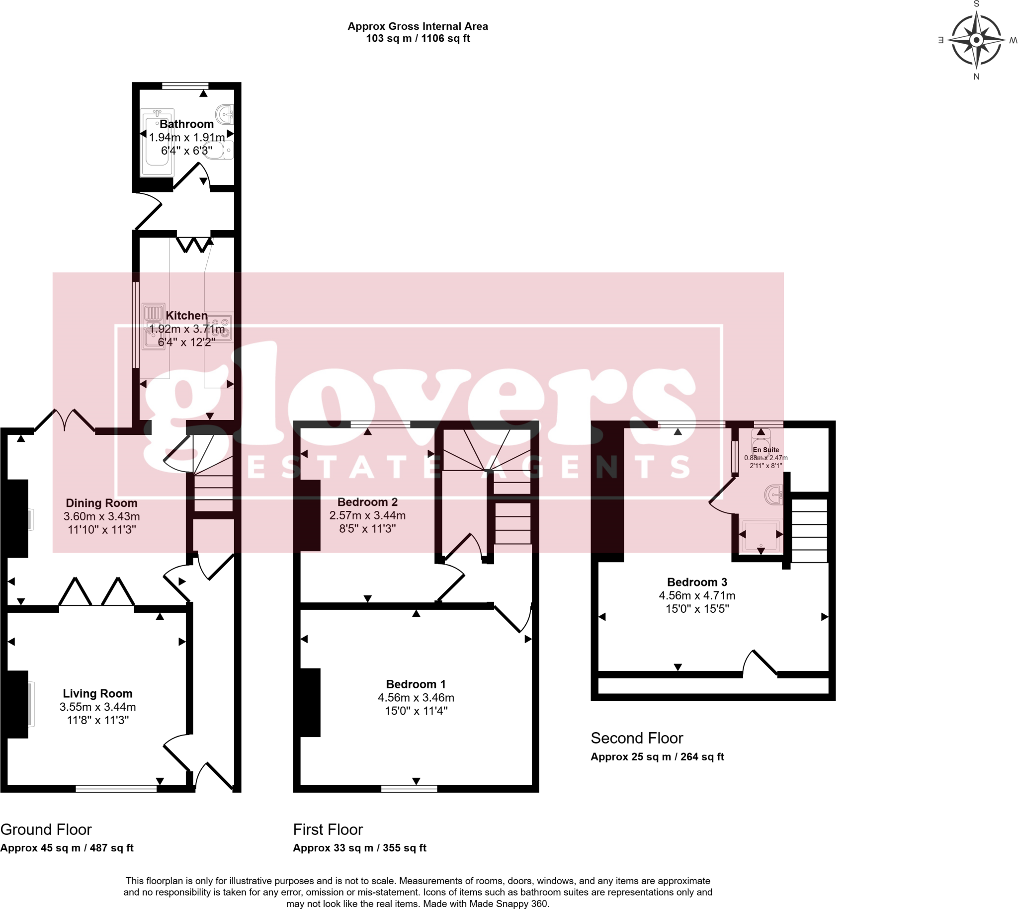 Albert Road, Kings Heath, Birmingham, B14 floorplan