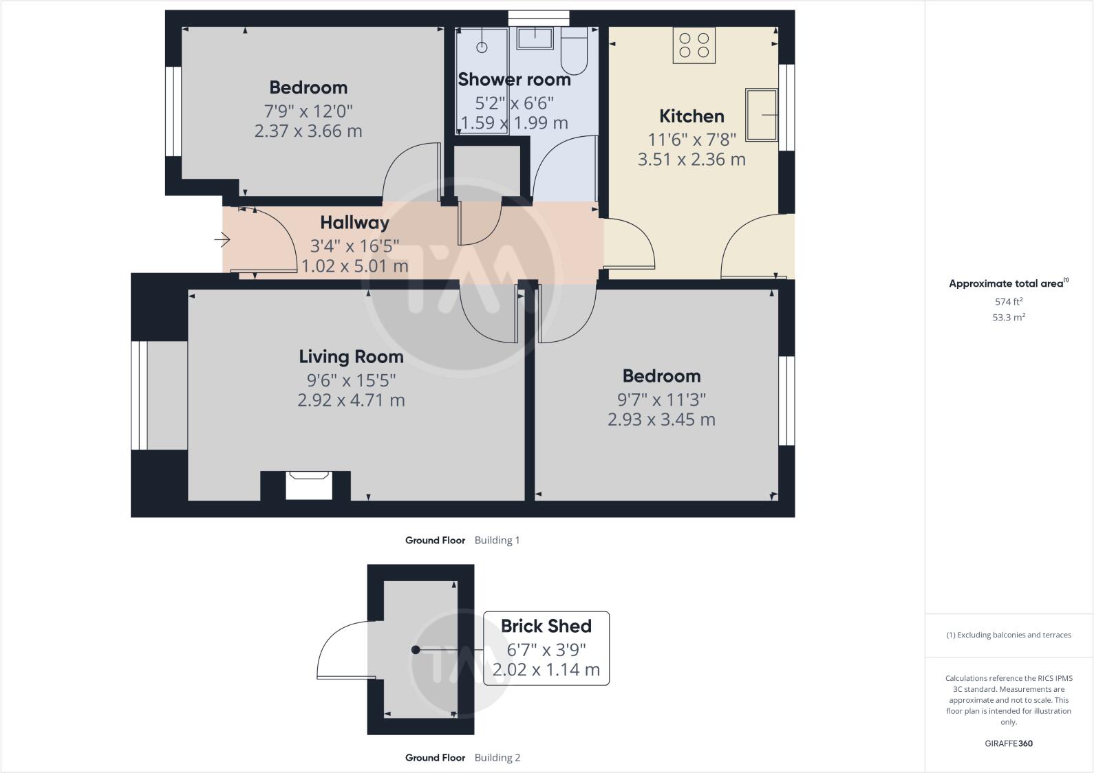 Bushmead Road, Eaton Socon, St. Neots, Cambridgeshire, PE19 floorplan