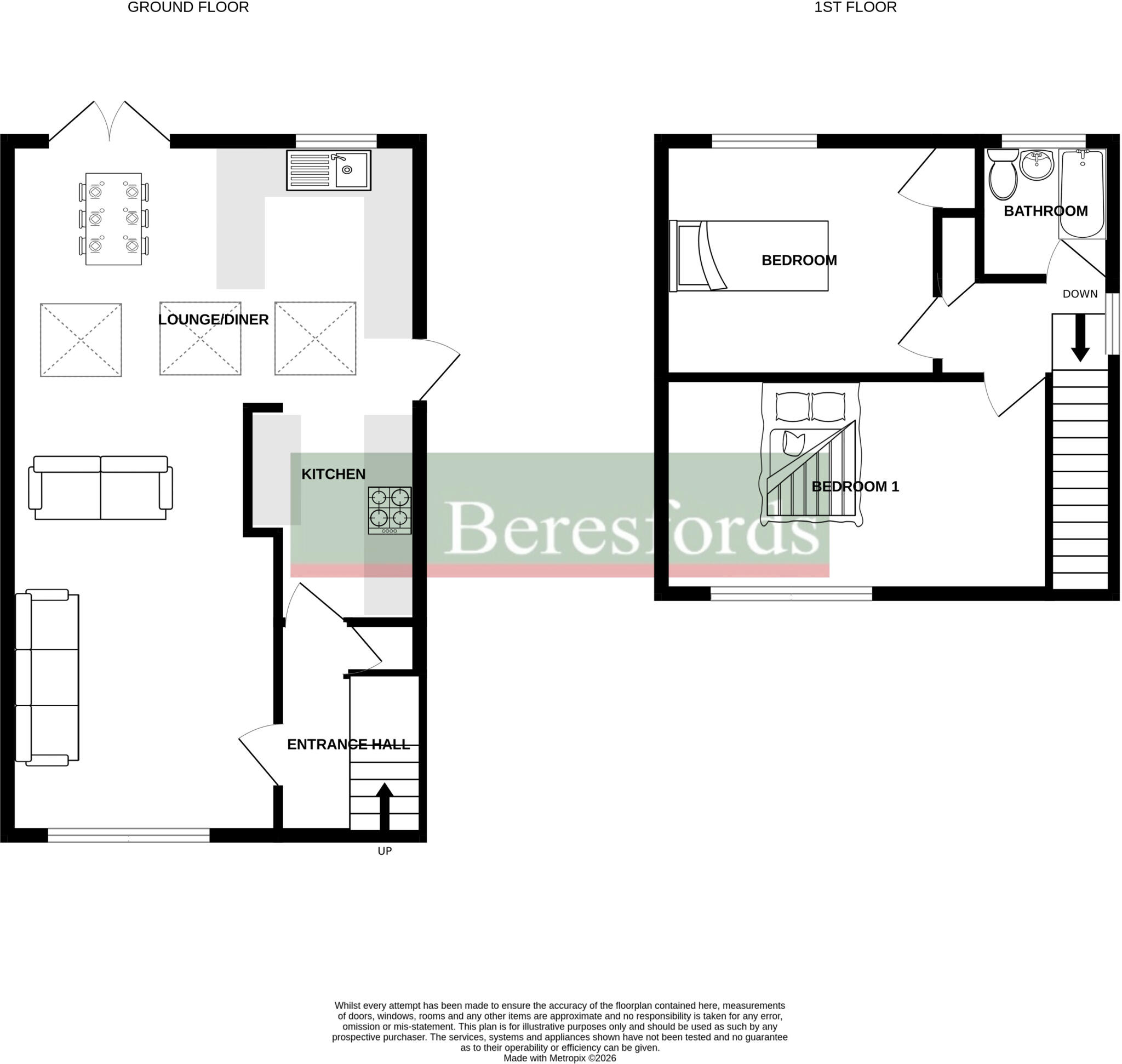 Milburn Crescent, Chelmsford, CM1 floorplan