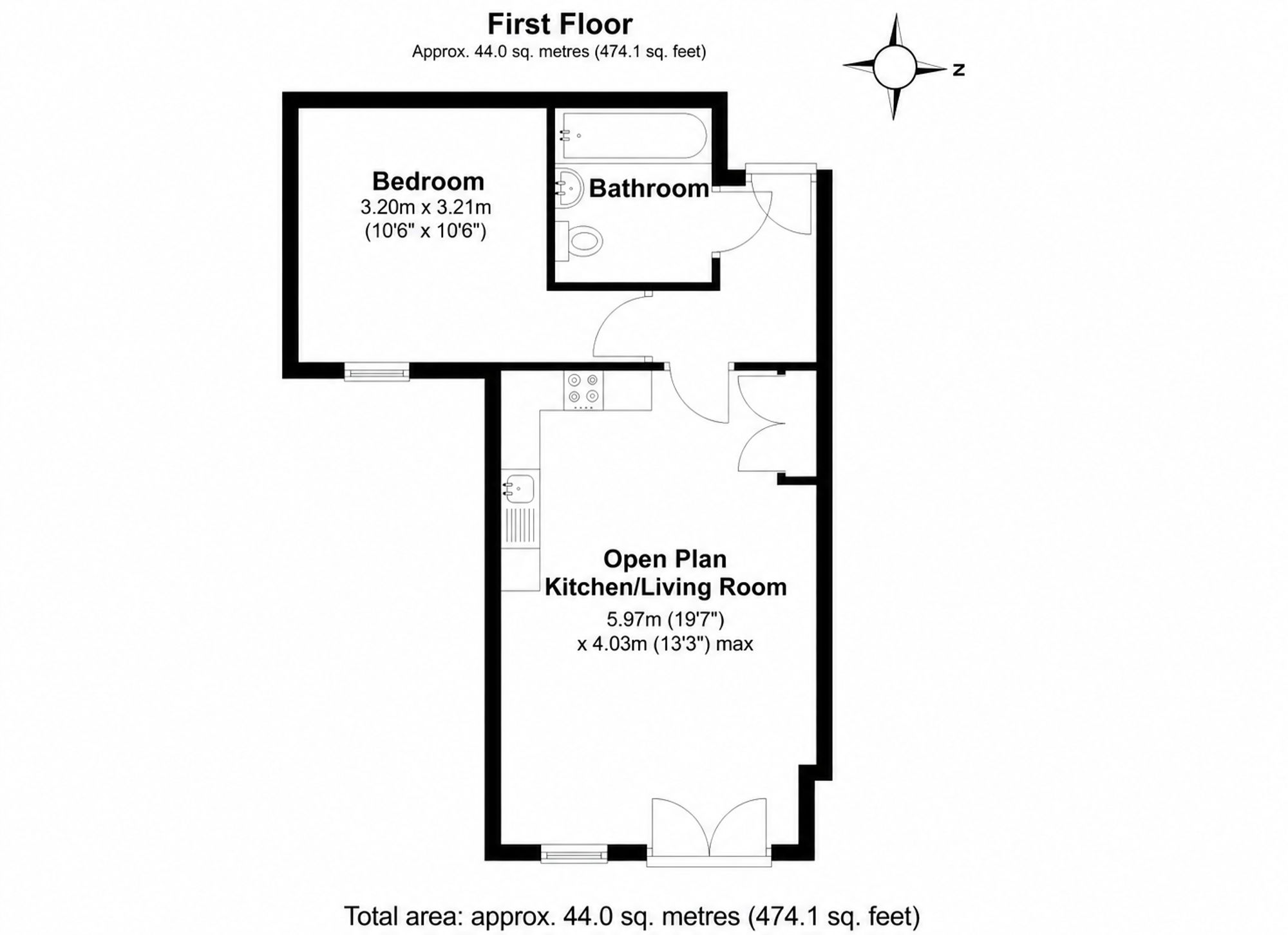 Arun Way, Horsham, RH13 floorplan