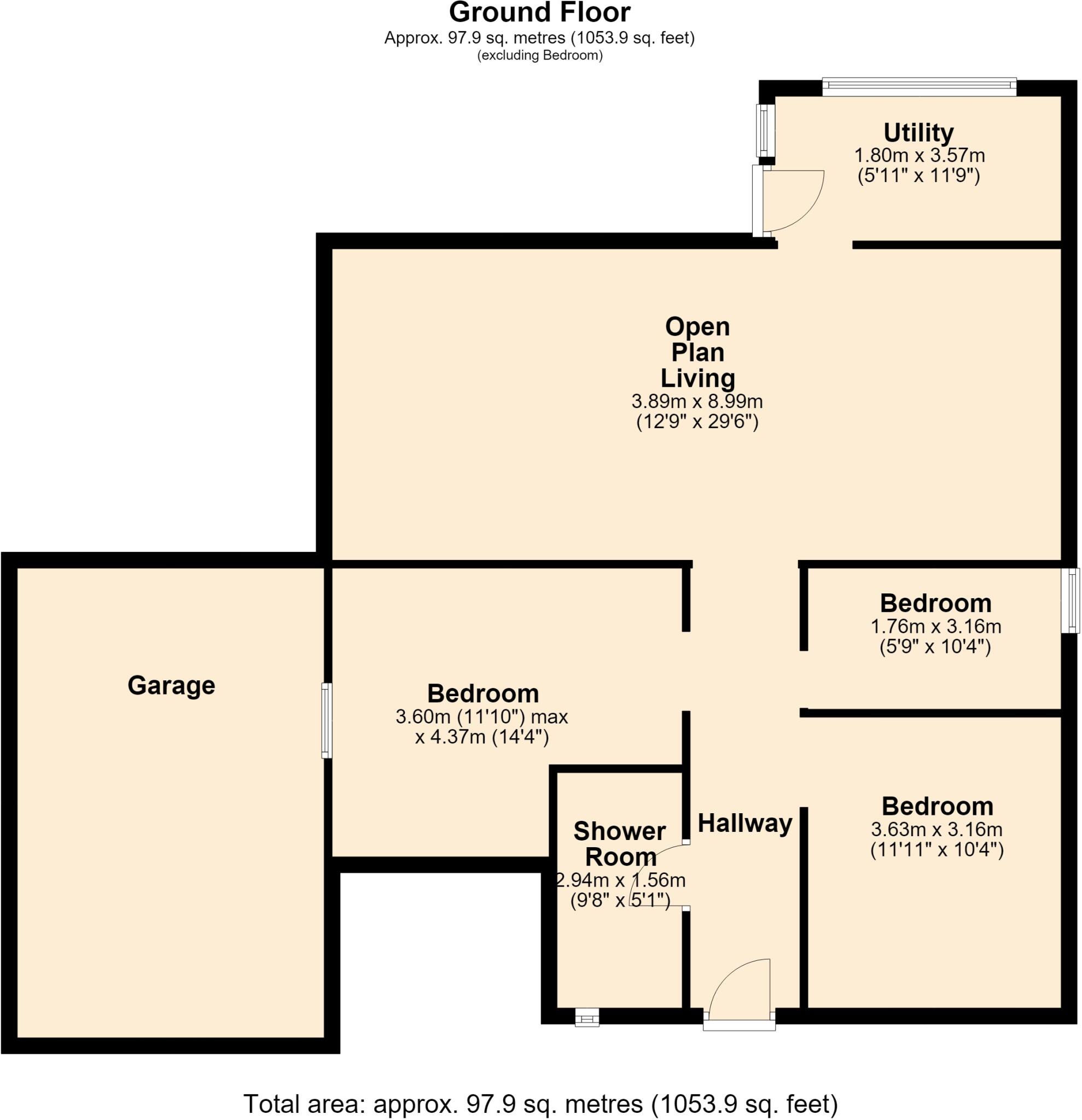 Ellis Fold, Norden, Rochdale, OL12 floorplan