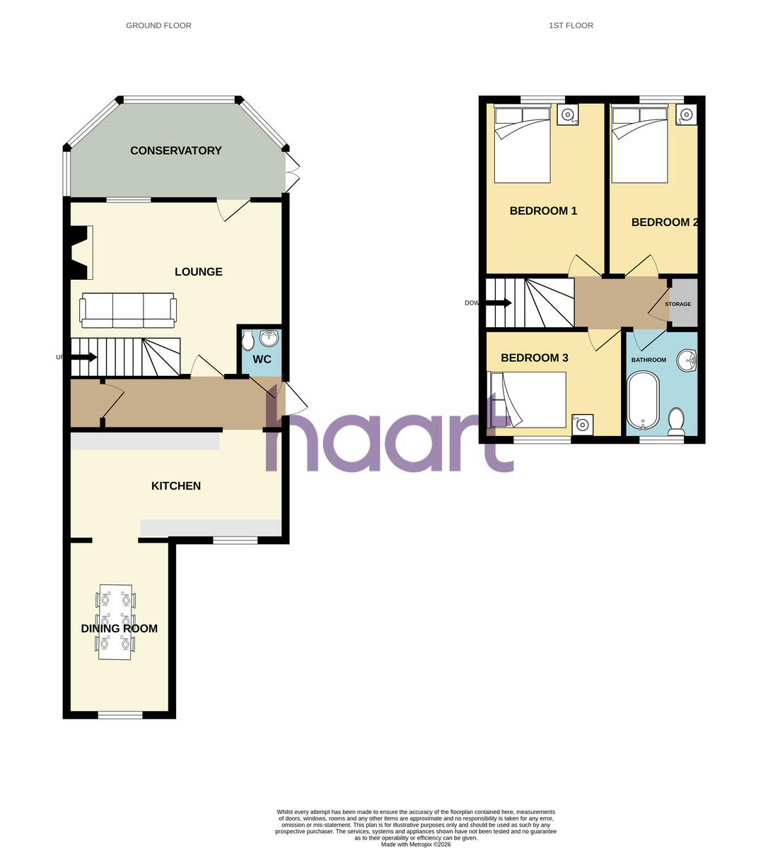 Hollytrees, Bar Hill floorplan