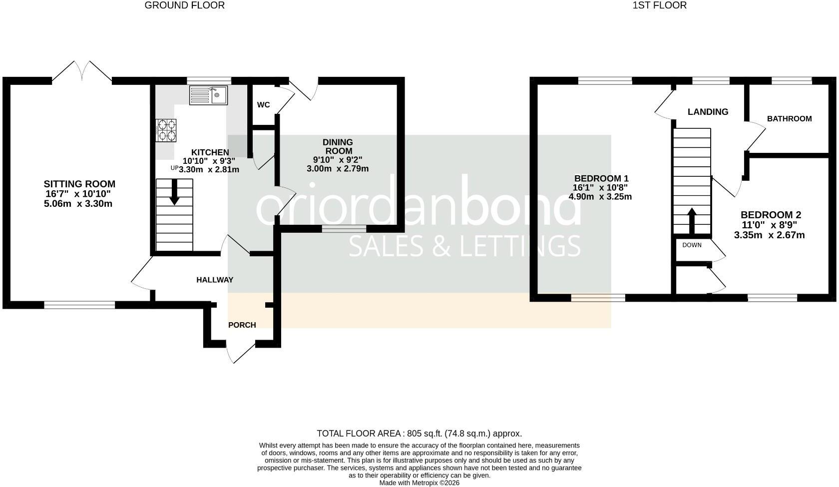 Chalcombe Avenue, Kingsthorpe, Northampton NN2 floorplan