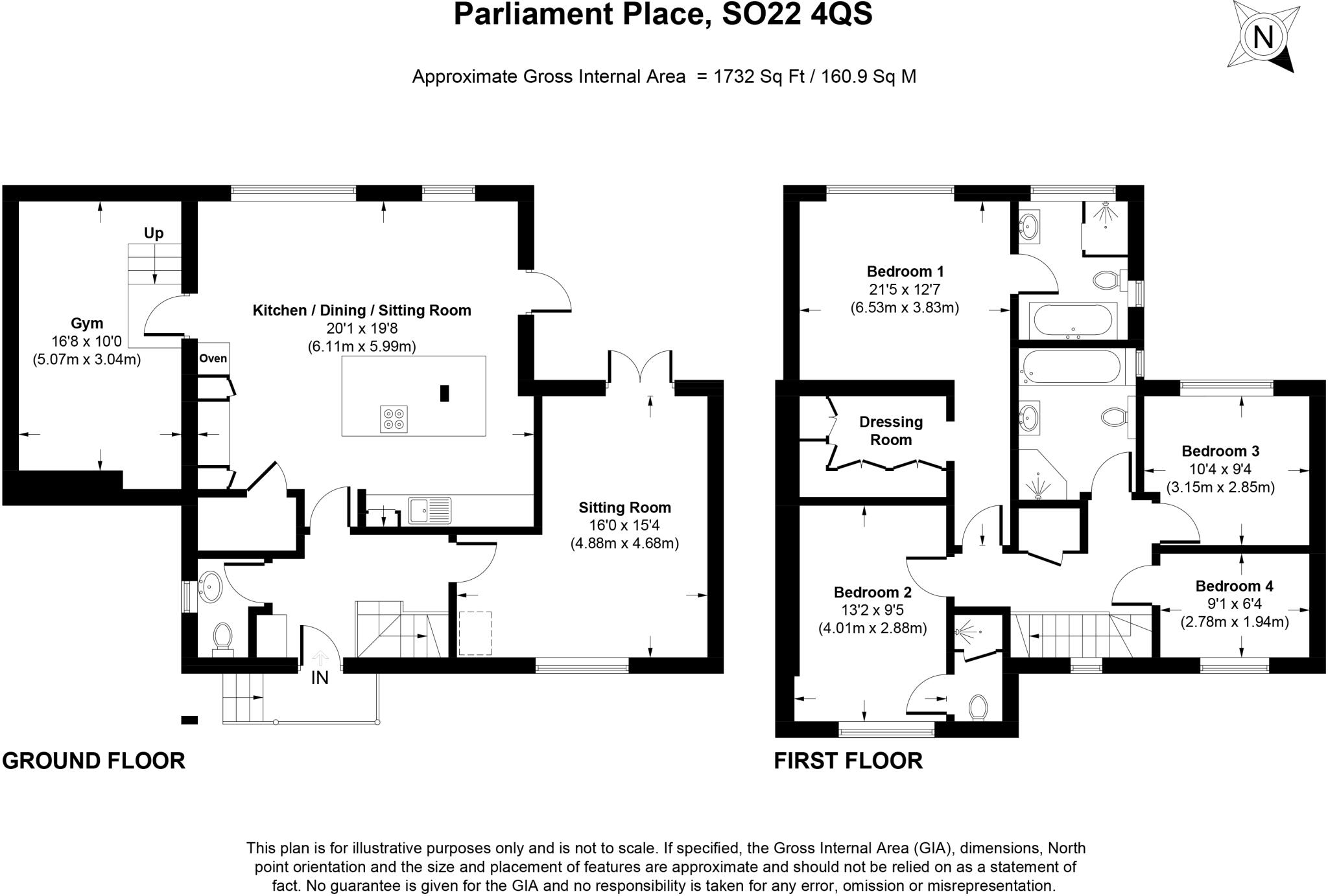 Parliament Place, Winchester, Hampshire, SO22 floorplan