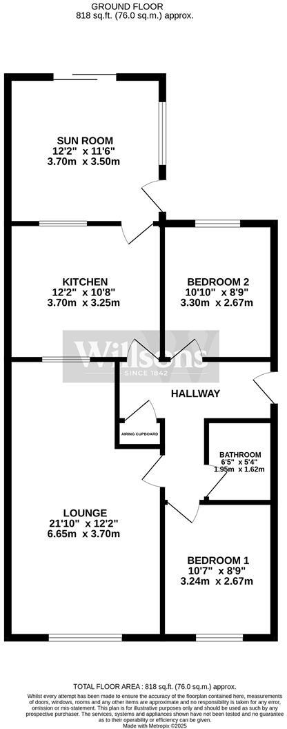 Finisterre Avenue, Skegness floorplan