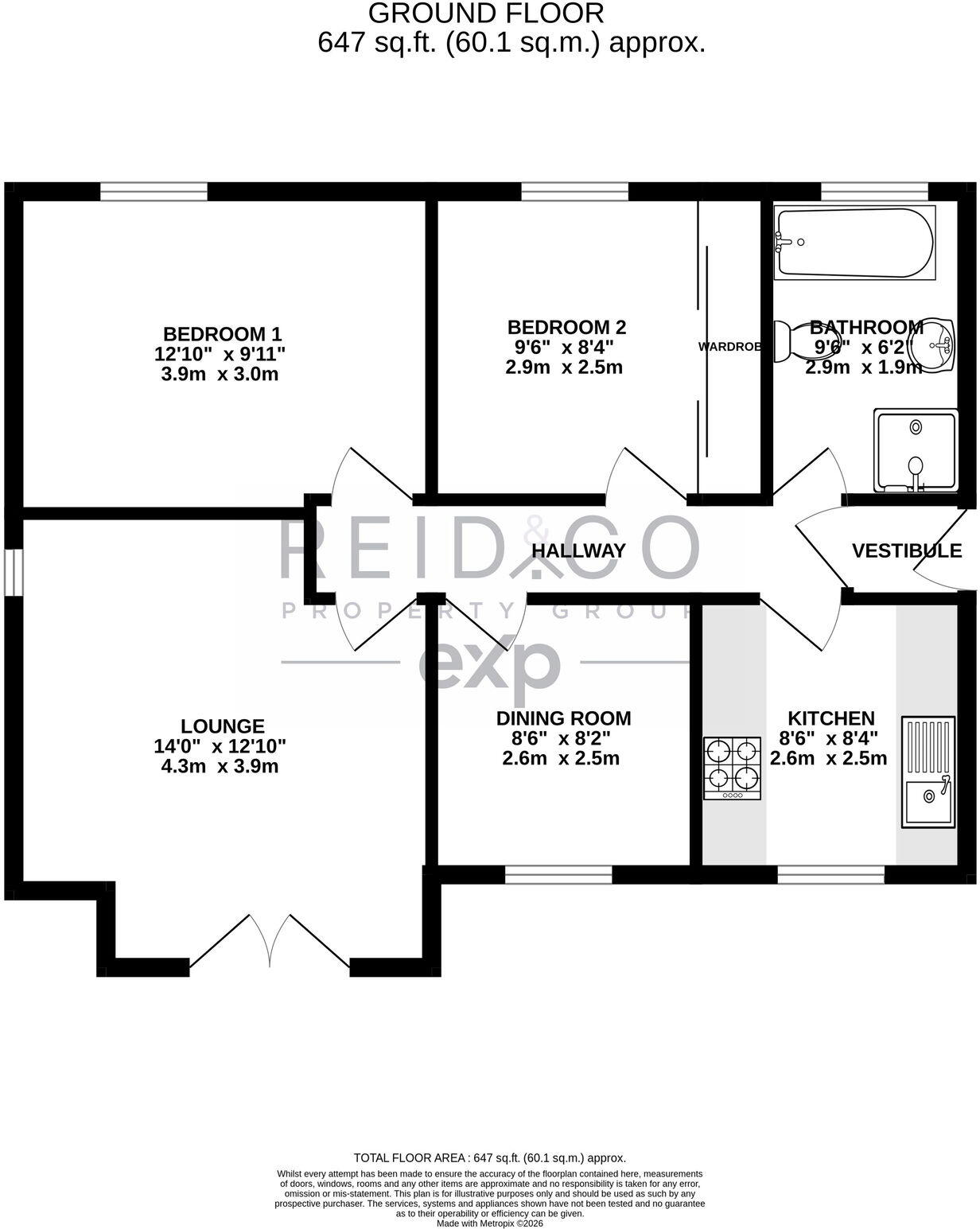 Scarlett Drive, Hutton, Preston, PR4 4BH floorplan