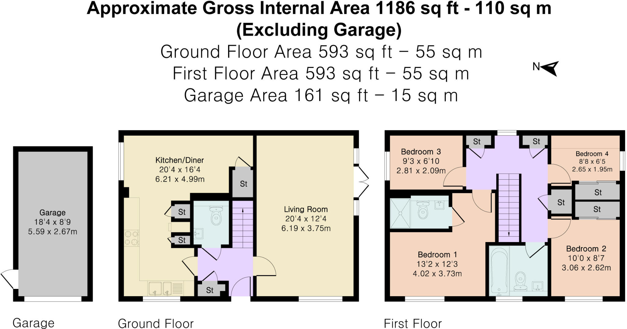Oak Cottage, Pentlows, Braughing, Ware, SG11  floorplan