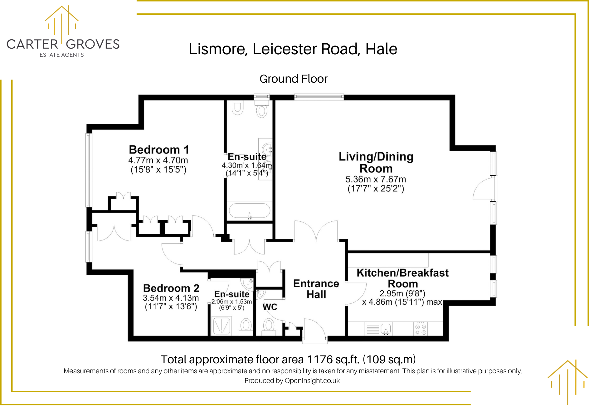 Leicester Road, Hale, Altrincham, Greater Manchester, WA15 floorplan
