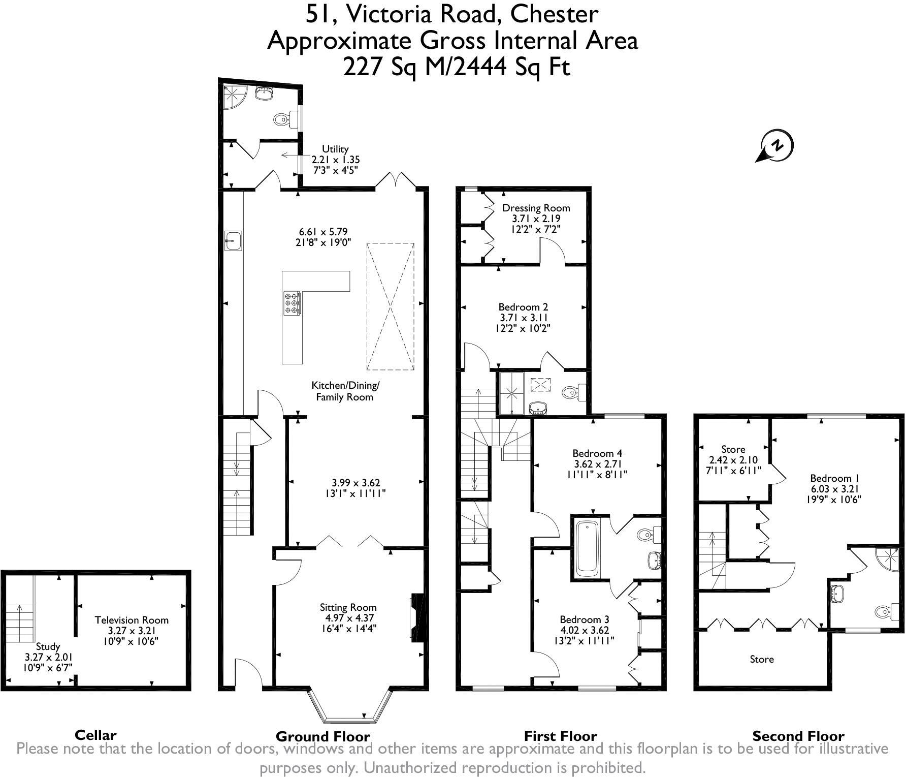 Victoria Road, Chester floorplan