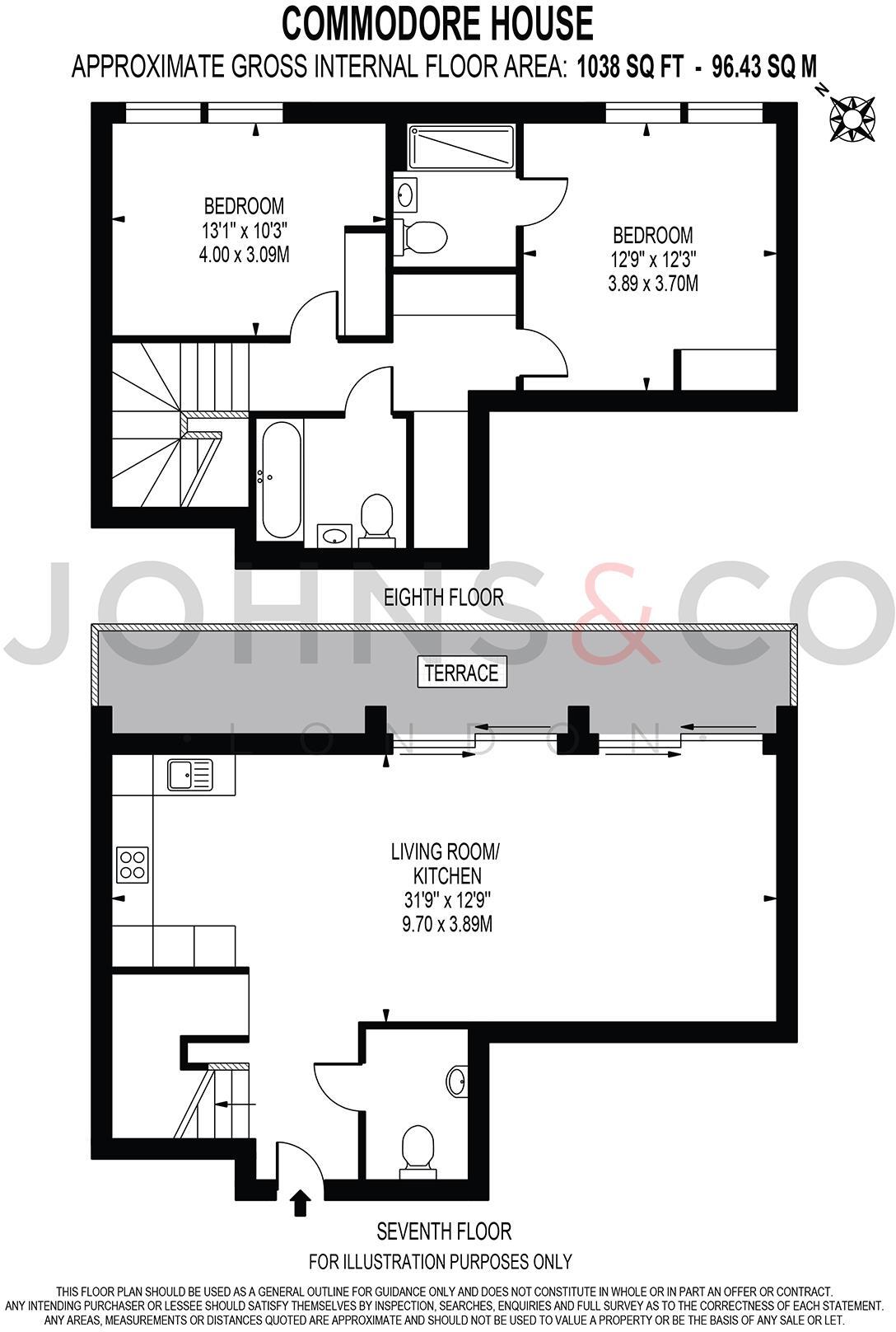 Commodore House, Royal Wharf, London, E16 floorplan