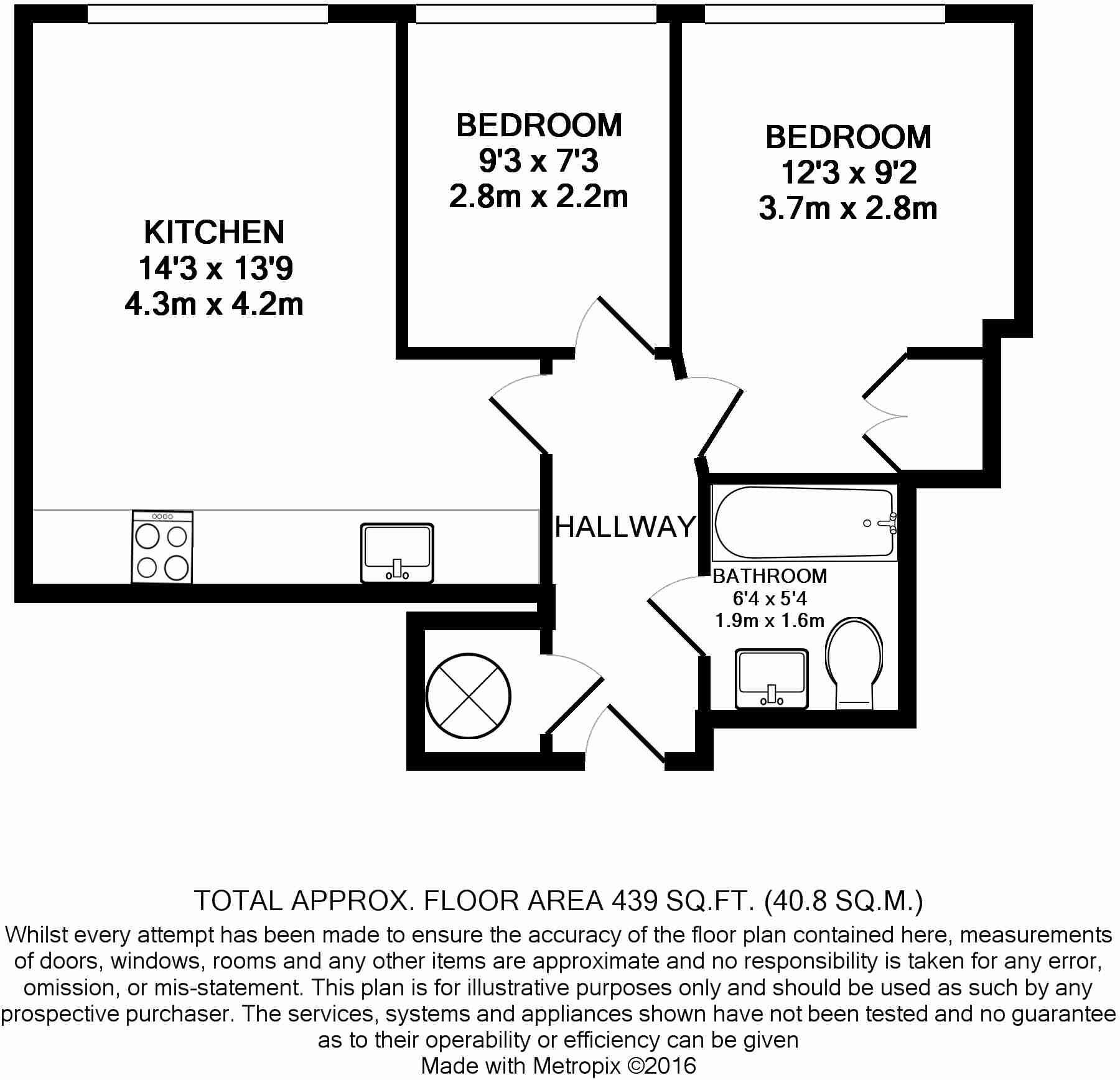Aquarius House, Vauxhall, London floorplan
