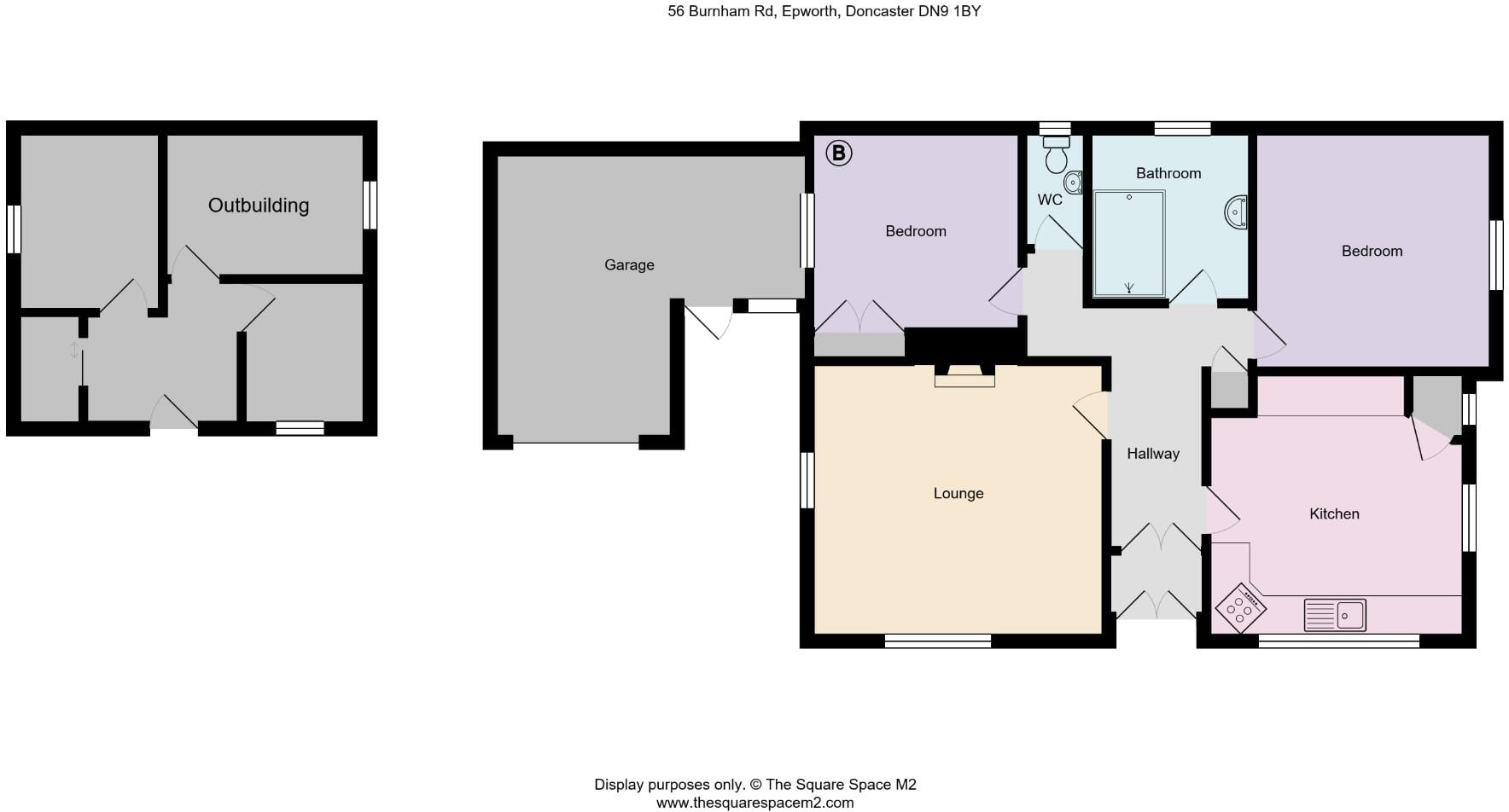 56 Burnham Road, Epworth, DN9 1BY floorplan