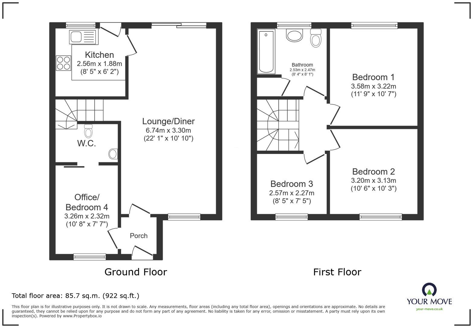 Landseer Drive, Hinckley, Leicestershire, LE10 floorplan
