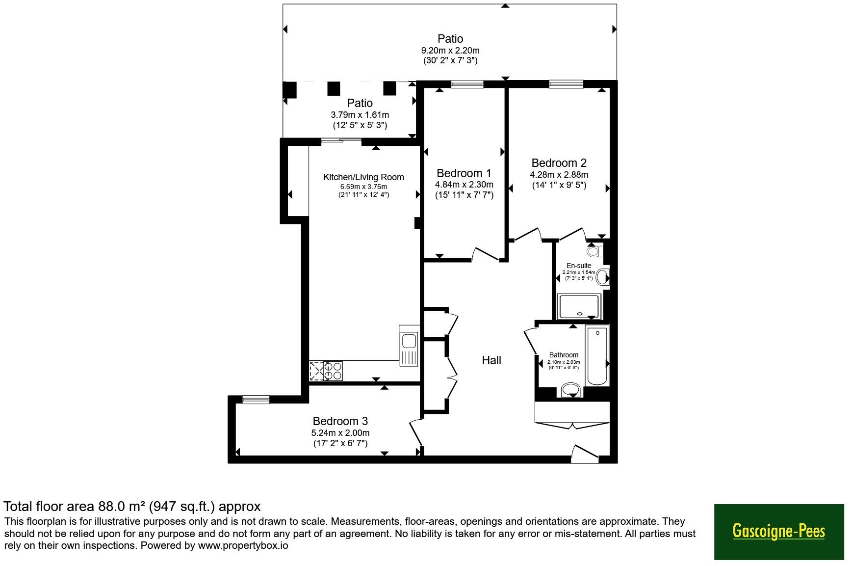 Farrier Place, Kingston upon Thames, KT2 floorplan