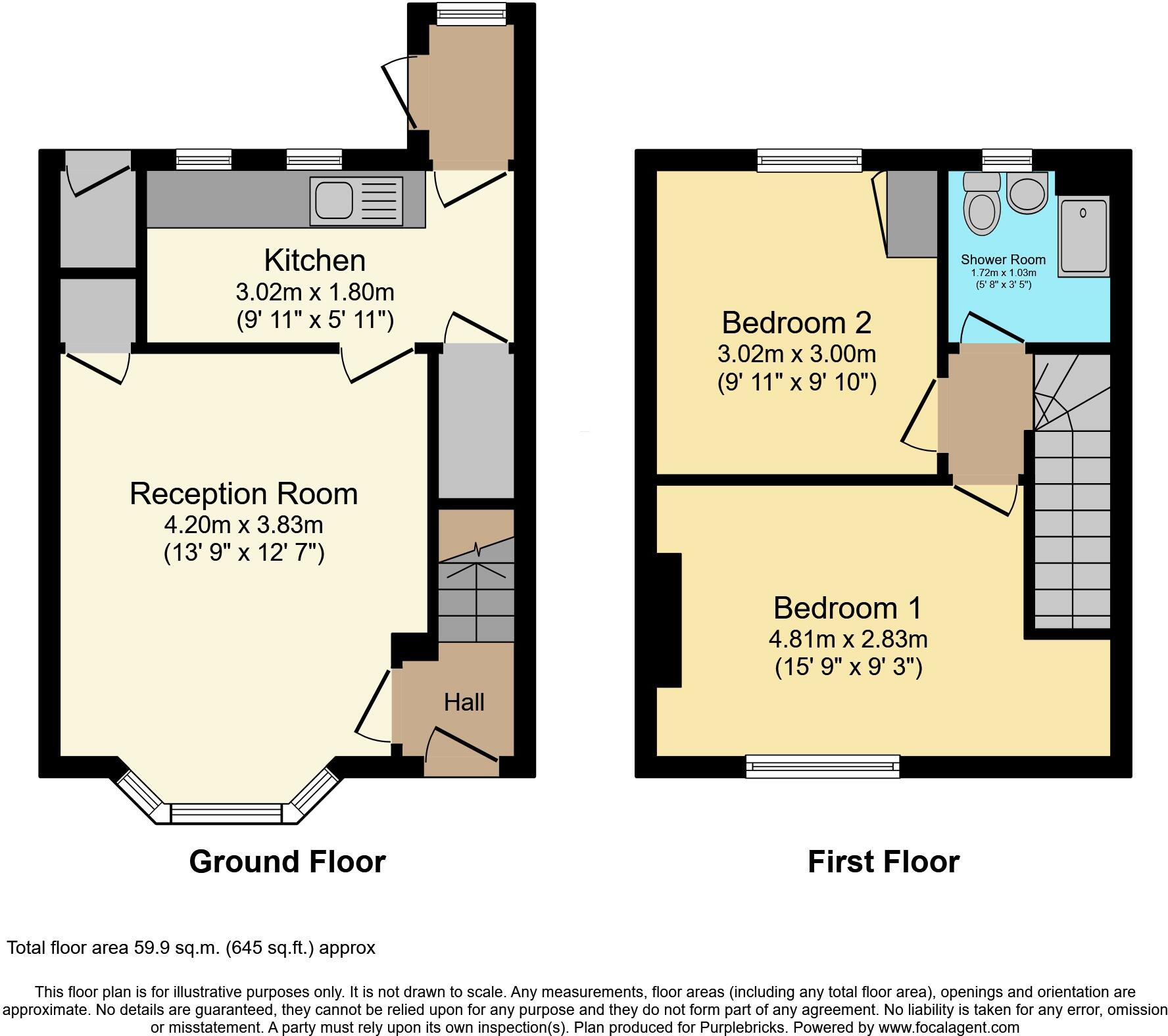 Mercia Road, Cardiff, CF24 floorplan