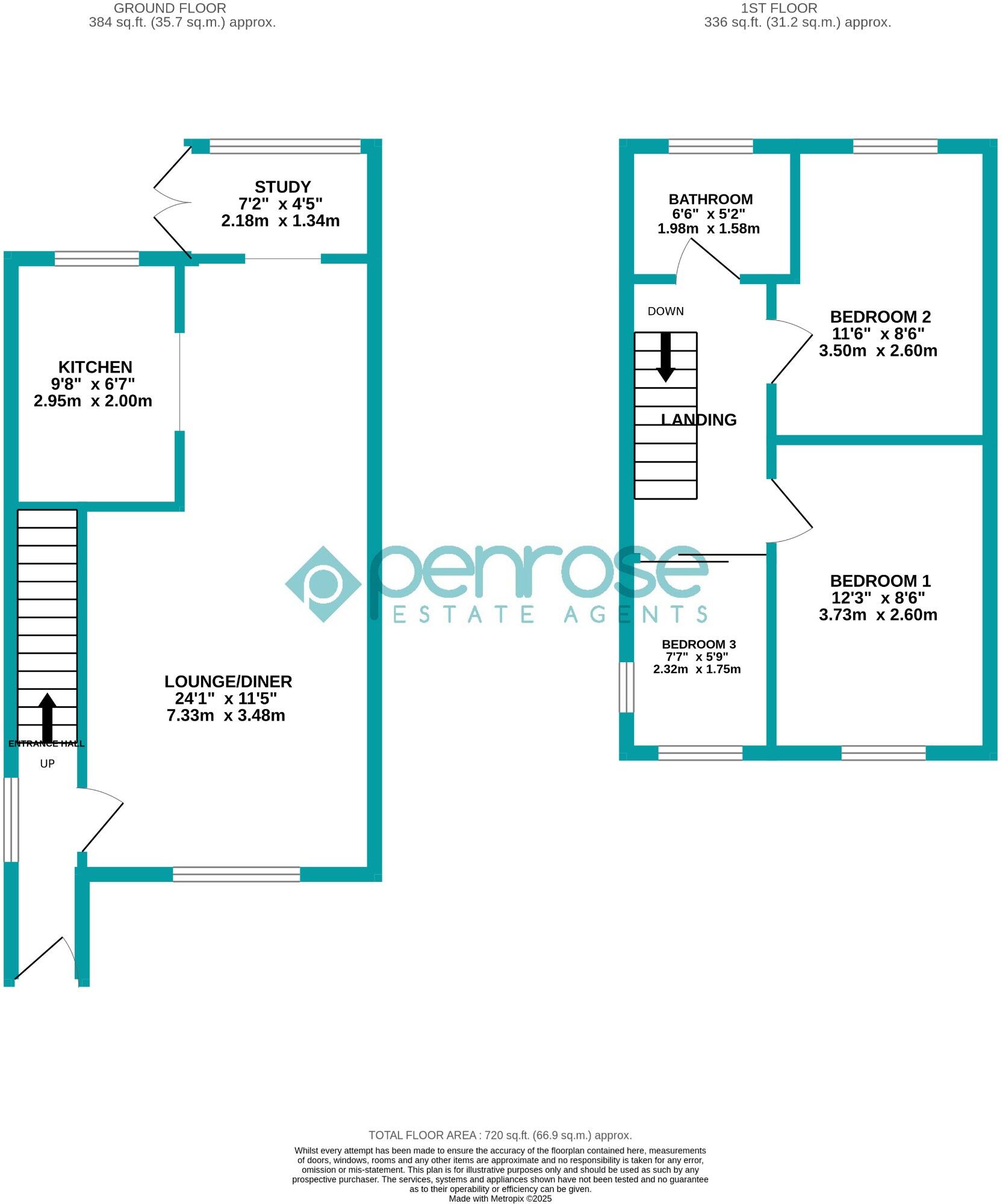 Ormsby Close, Luton, Bedfordshire, LU1 3SN floorplan