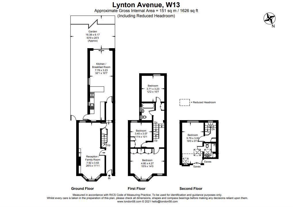 Lynton Avenue, London, W13 floorplan