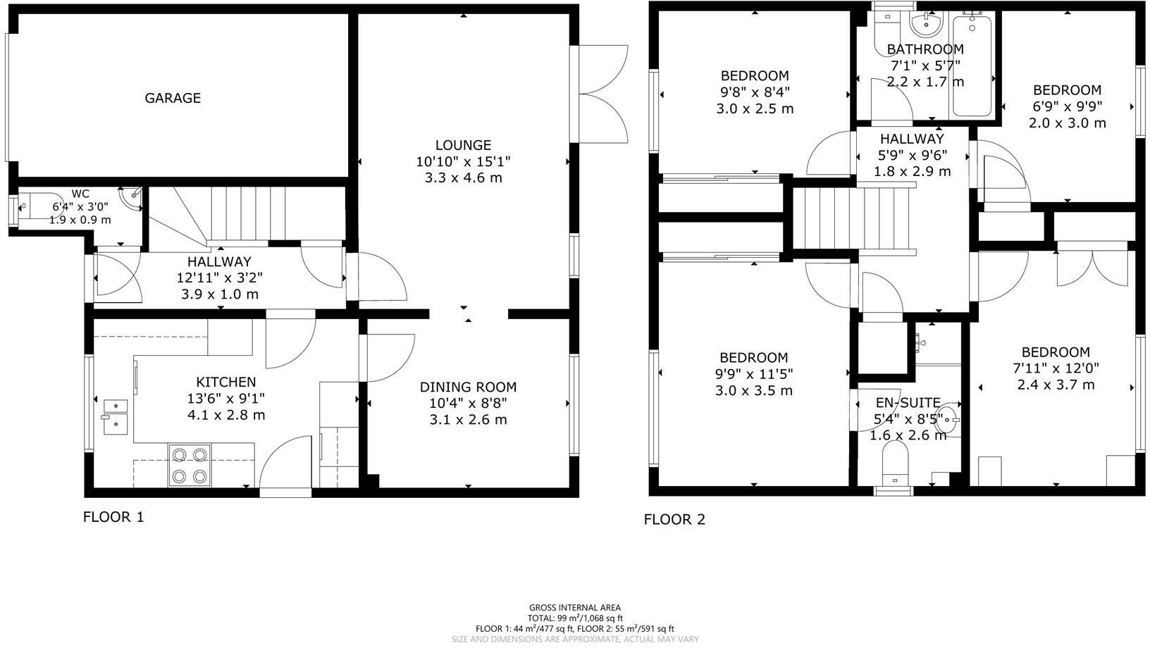 Coopers Way, Hailsham floorplan
