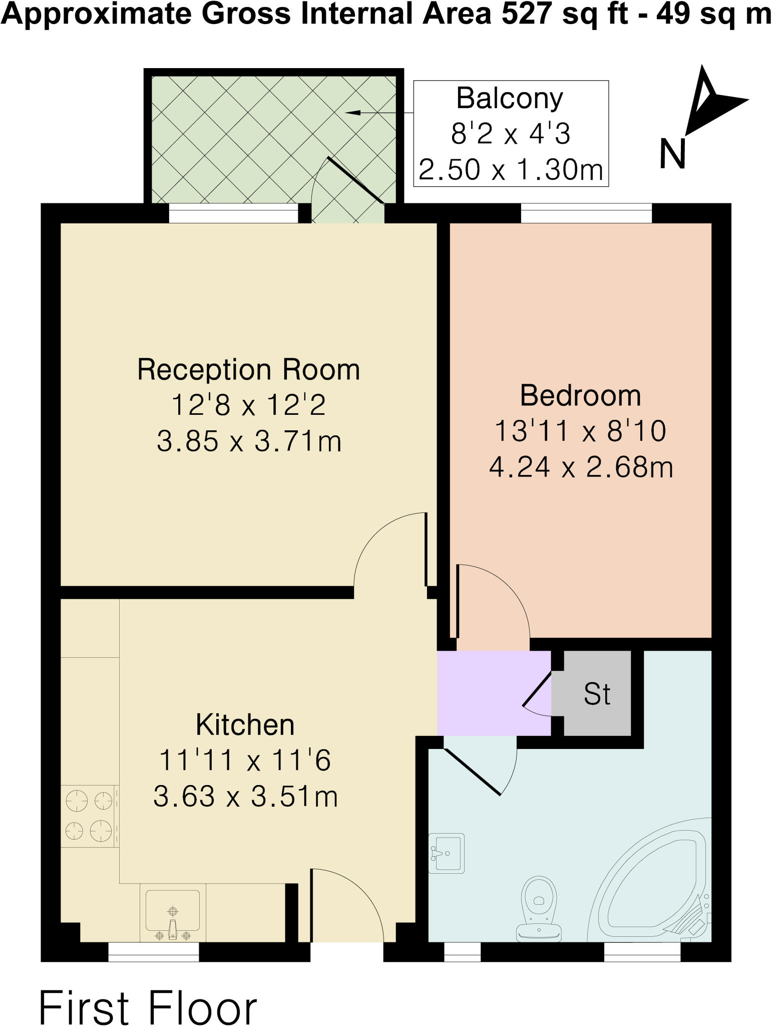 Burnham Street, Bethnal Green, London, E2 floorplan