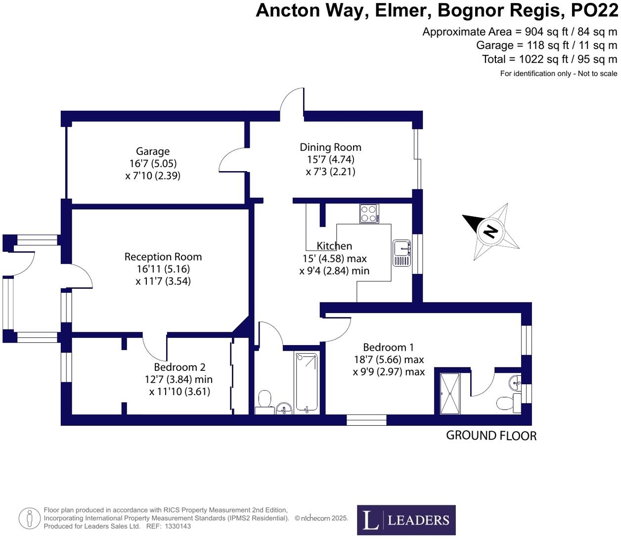 Ancton Way, Elmer, Bognor Regis floorplan