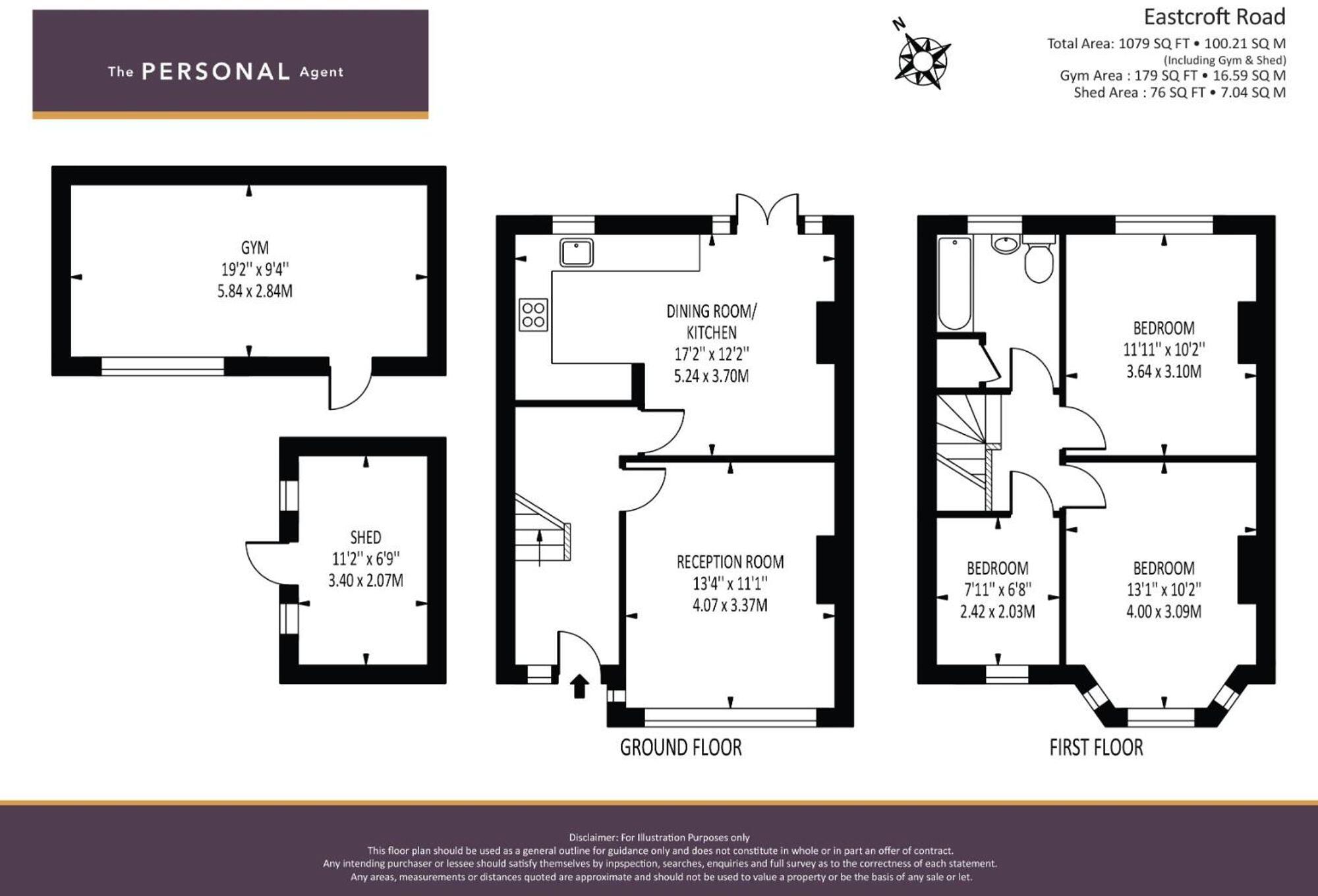 Eastcroft Road, Epsom, KT19 floorplan