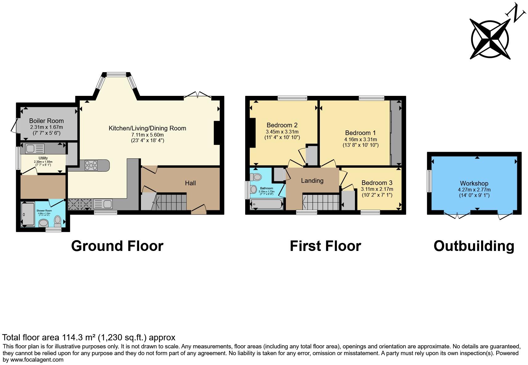 Wisbech Road, Manea, PE15 floorplan