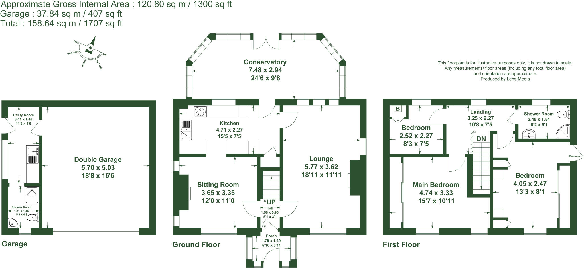 Whinney Brow, Forton, Preston, Lancashire floorplan