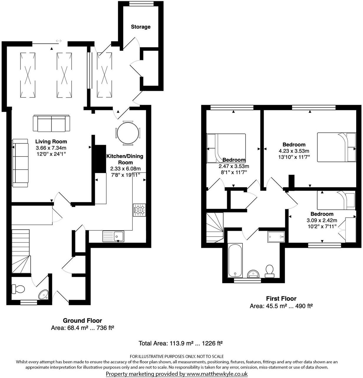 Youngsbury Lane, Wadesmill, SG12 floorplan
