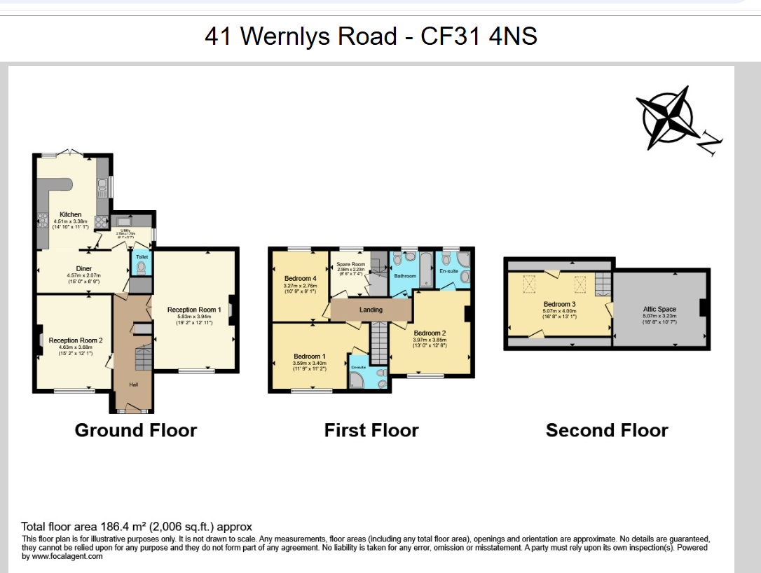 Wernlys Road, Bridgend, CF31 floorplan
