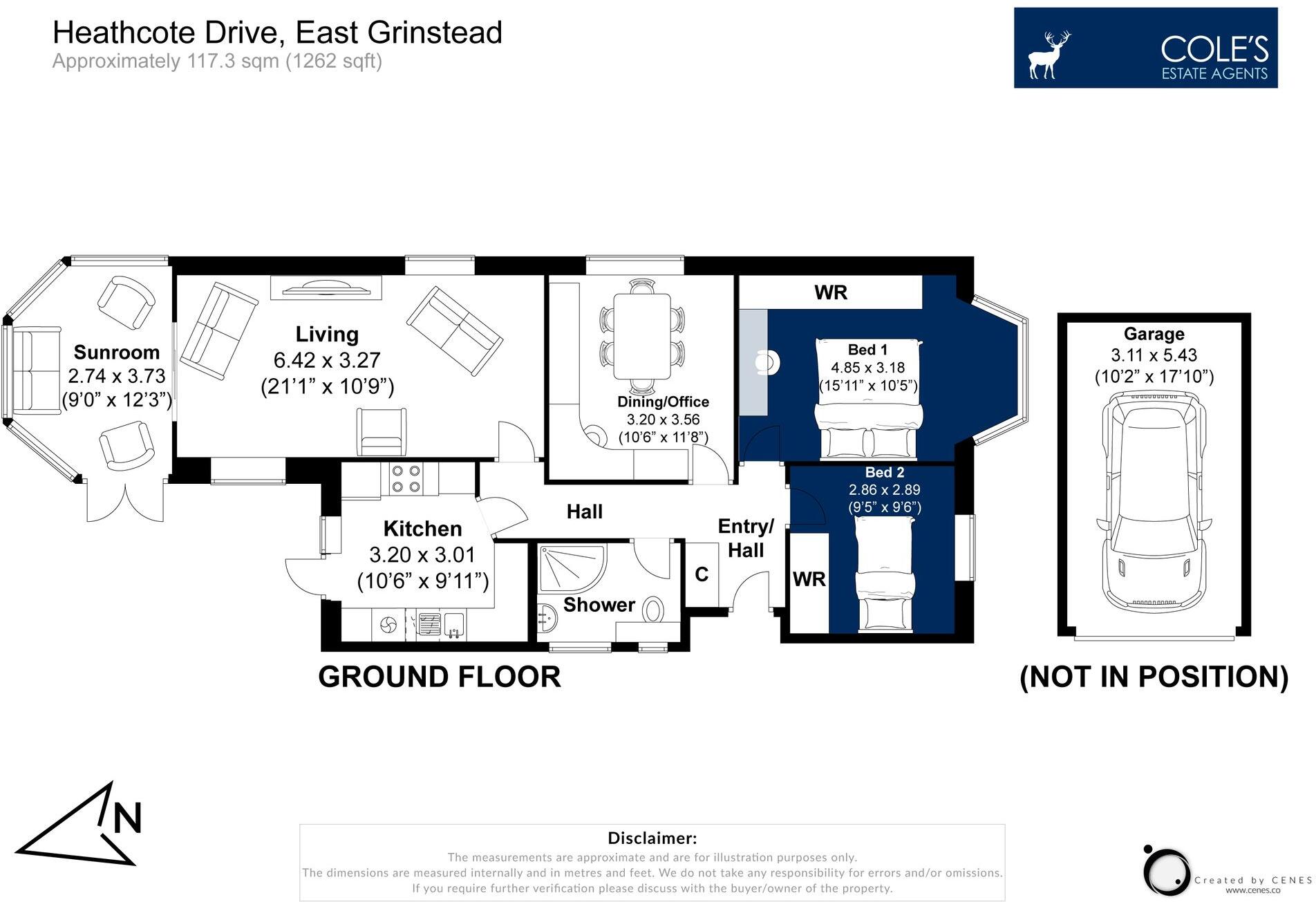 Heathcote Drive, East Grinstead, RH19 floorplan