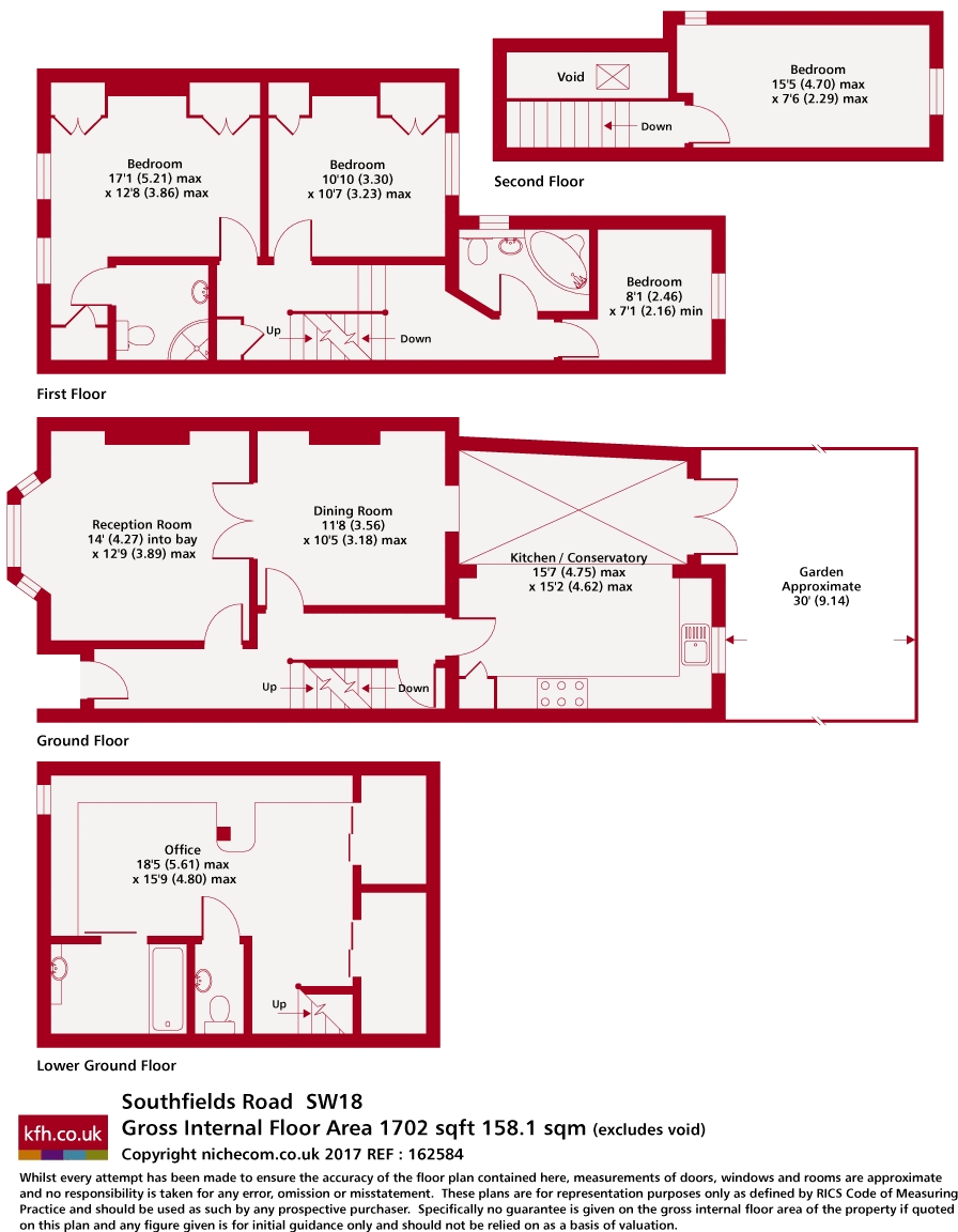 Southfields Road, East Putney, London, SW18 floorplan