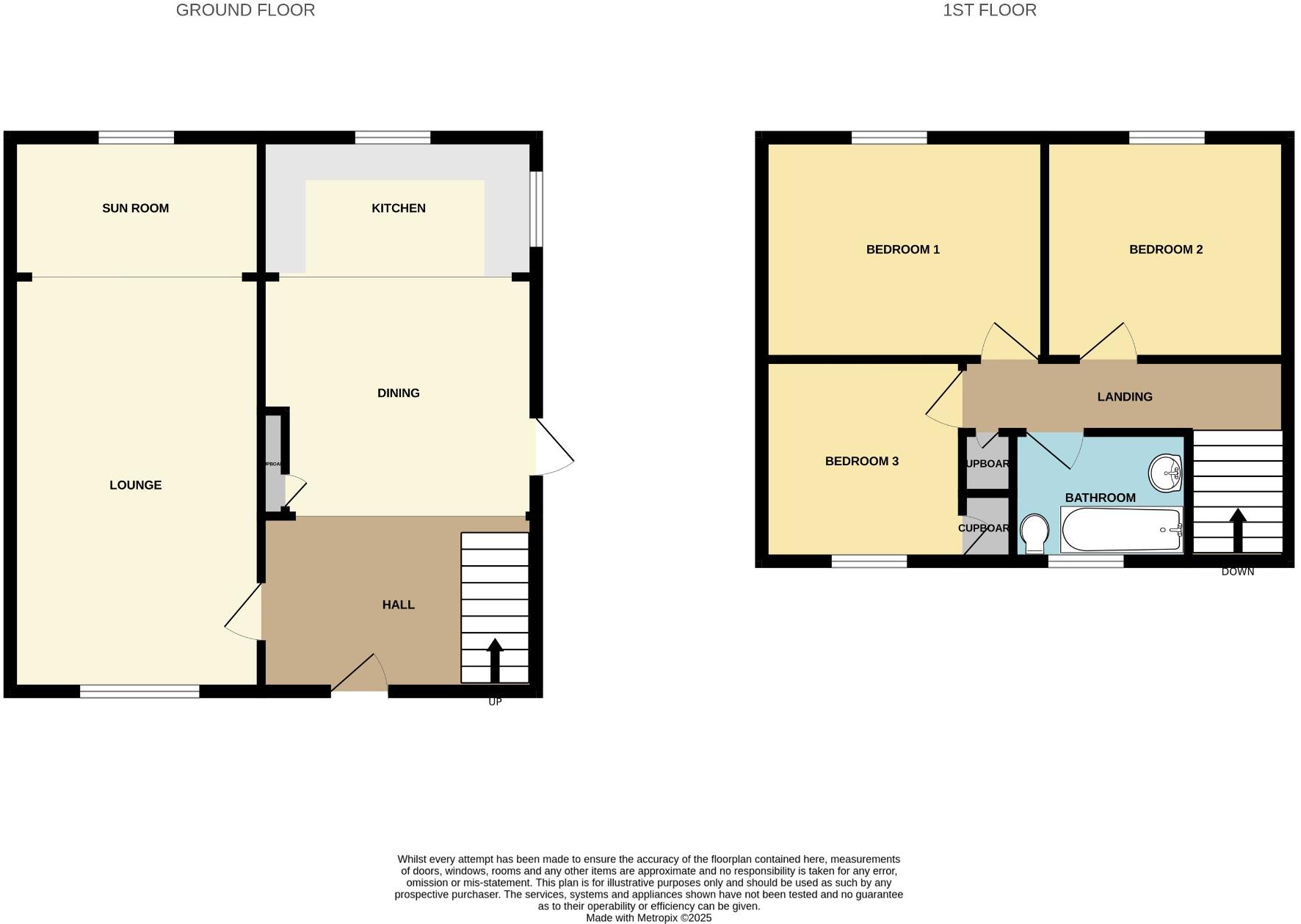 Grafton Close, Malvern, Worcestershire, WR14 1PA floorplan