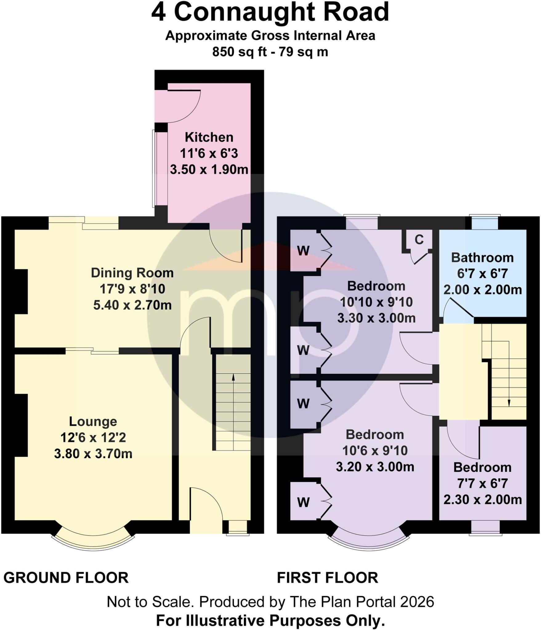 Connaught Road, Middlesbrough, TS5 floorplan