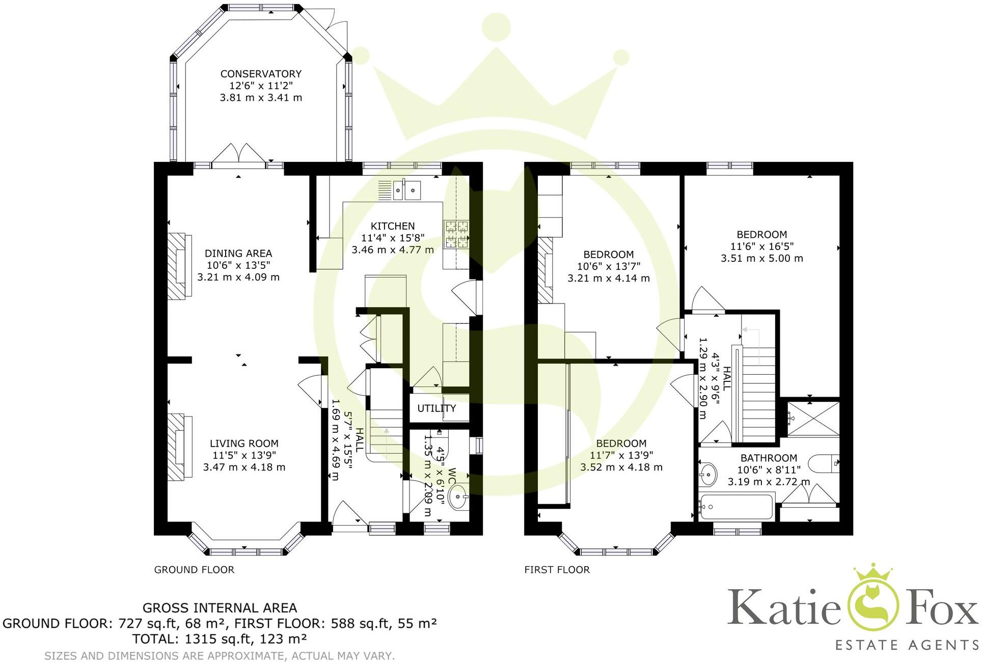 Worthington Crescent, Whitecliff, Poole BH14 floorplan