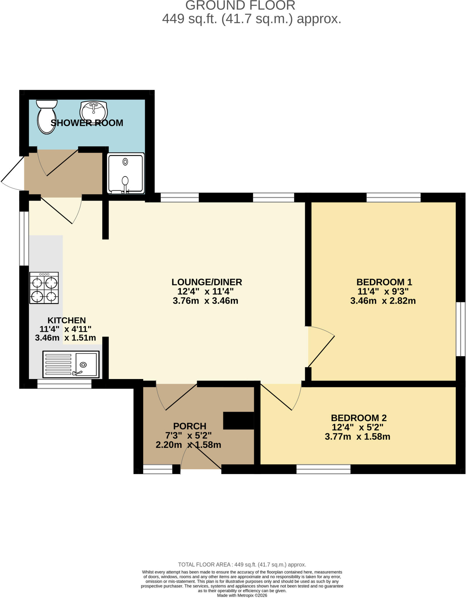 Leadengate Fields, Croyde, Braunton, Devon, EX33 floorplan