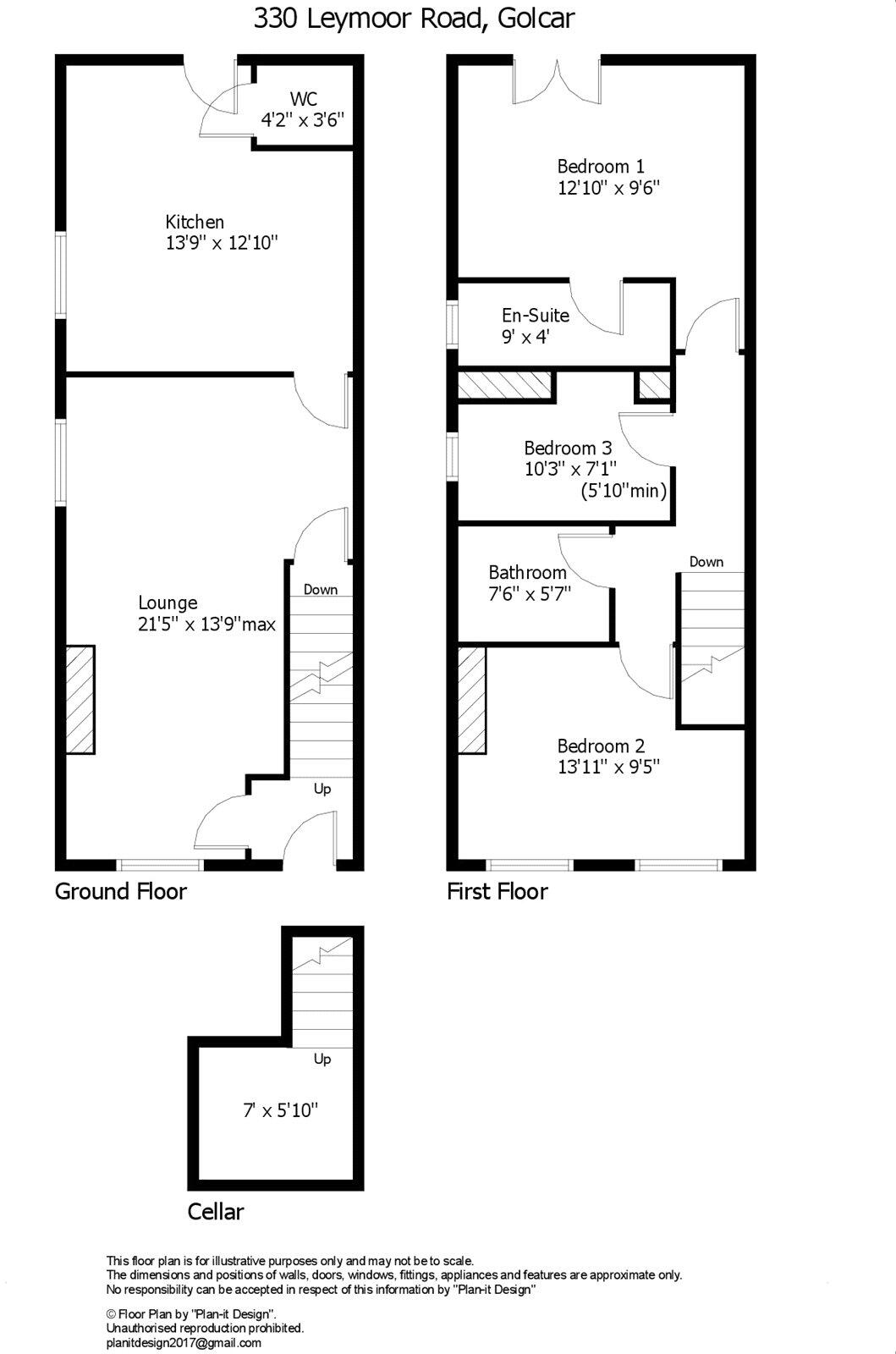 Leymoor Road, Golcar, Huddersfield, HD7 floorplan